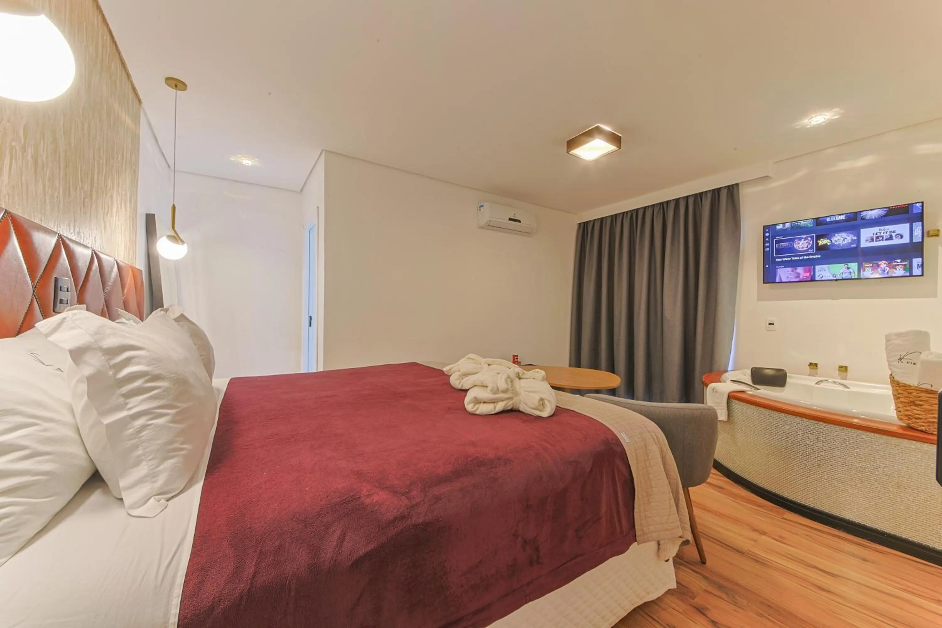 Bed in La Vita Pousada de Charme