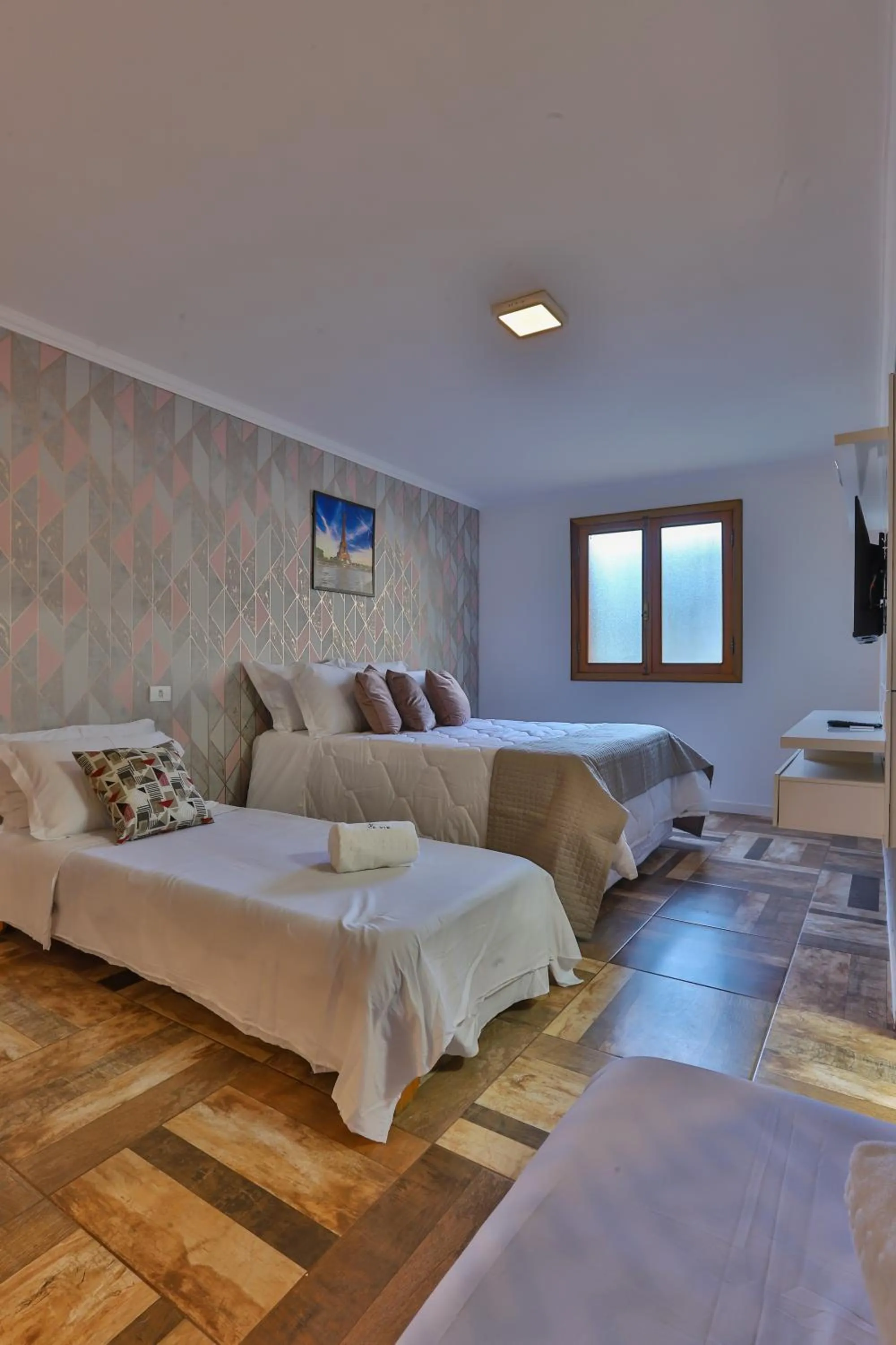 Bed in La Vita Pousada de Charme