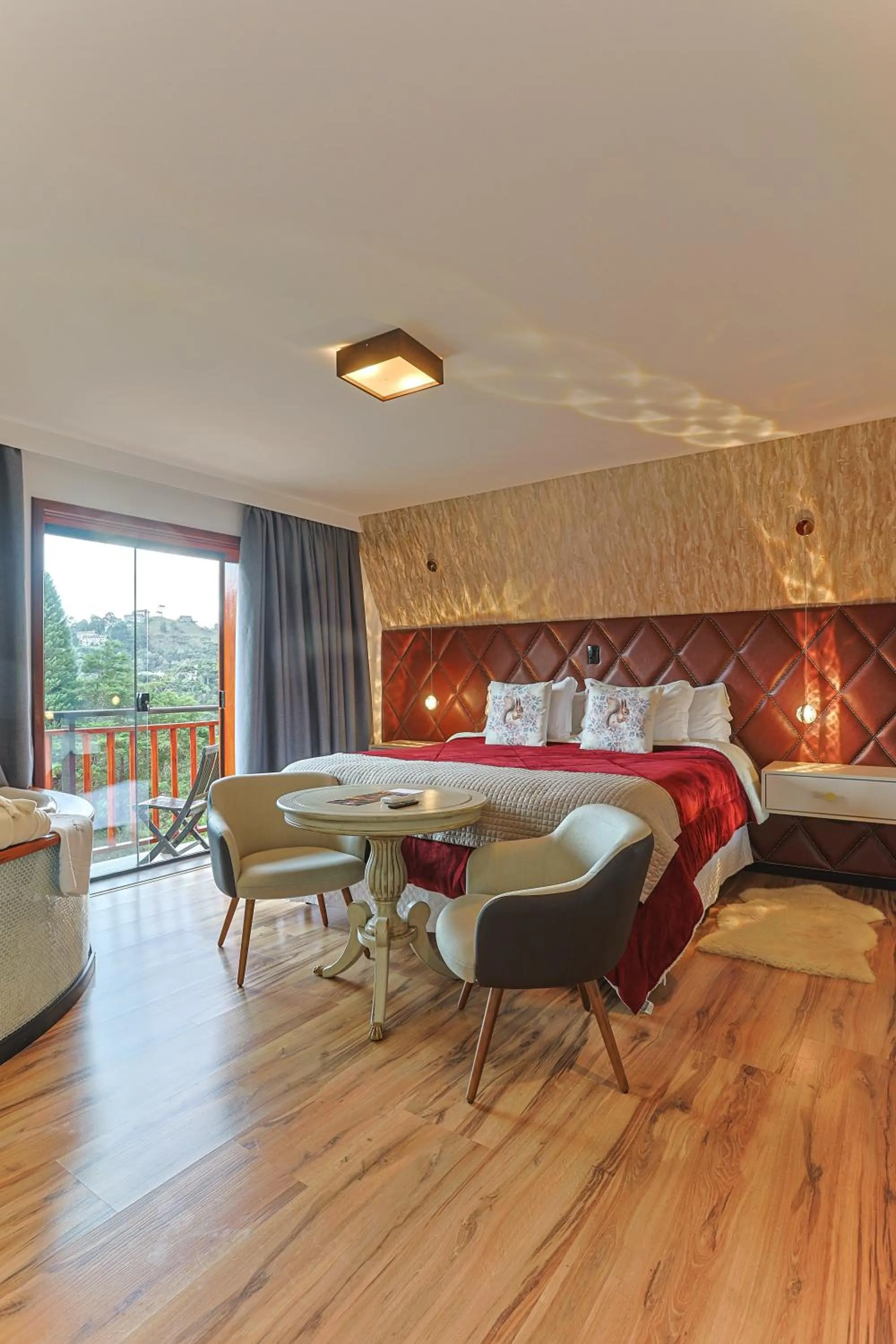 Bed in La Vita Pousada de Charme