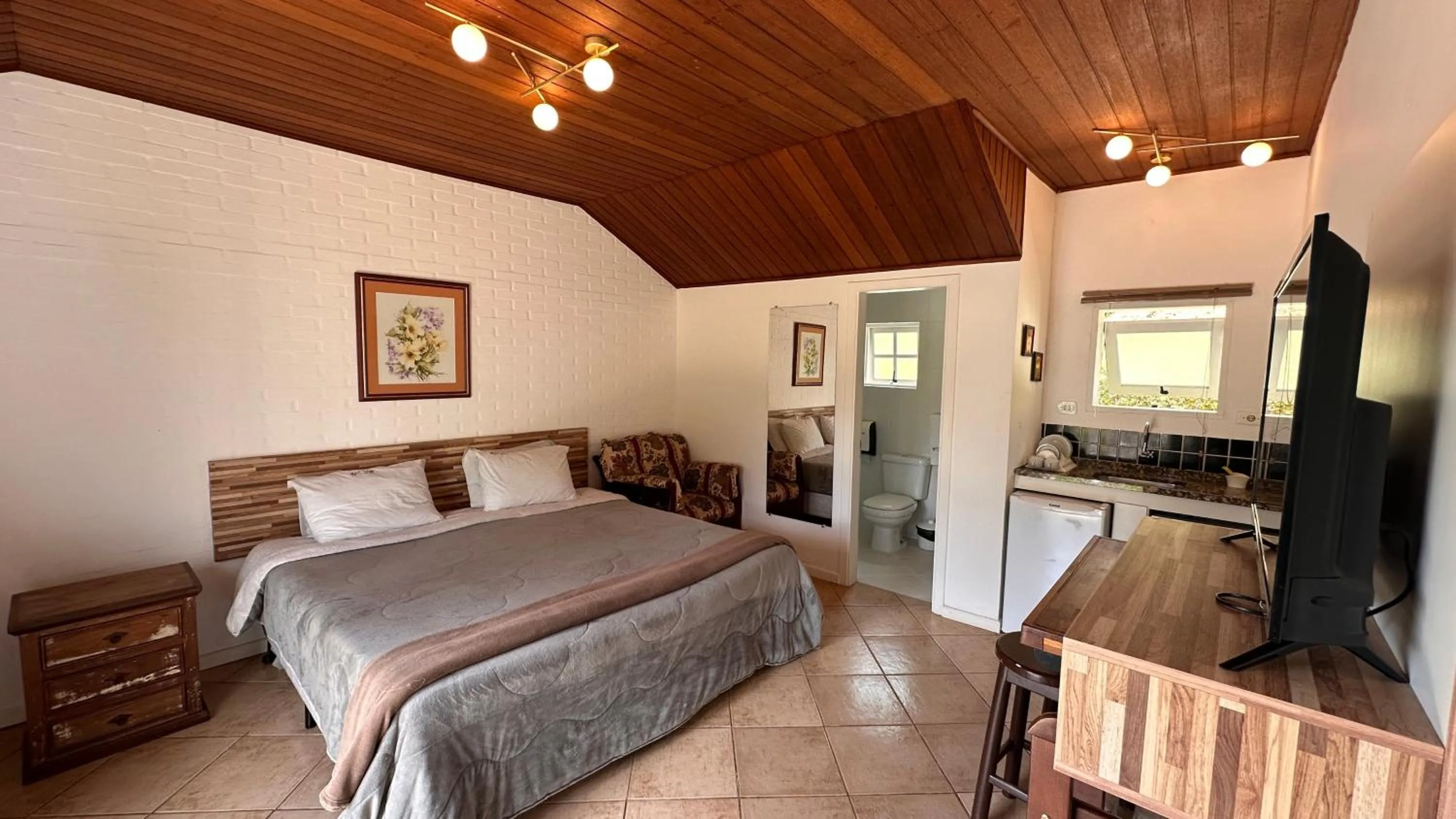 Bed in La Vita Pousada de Charme