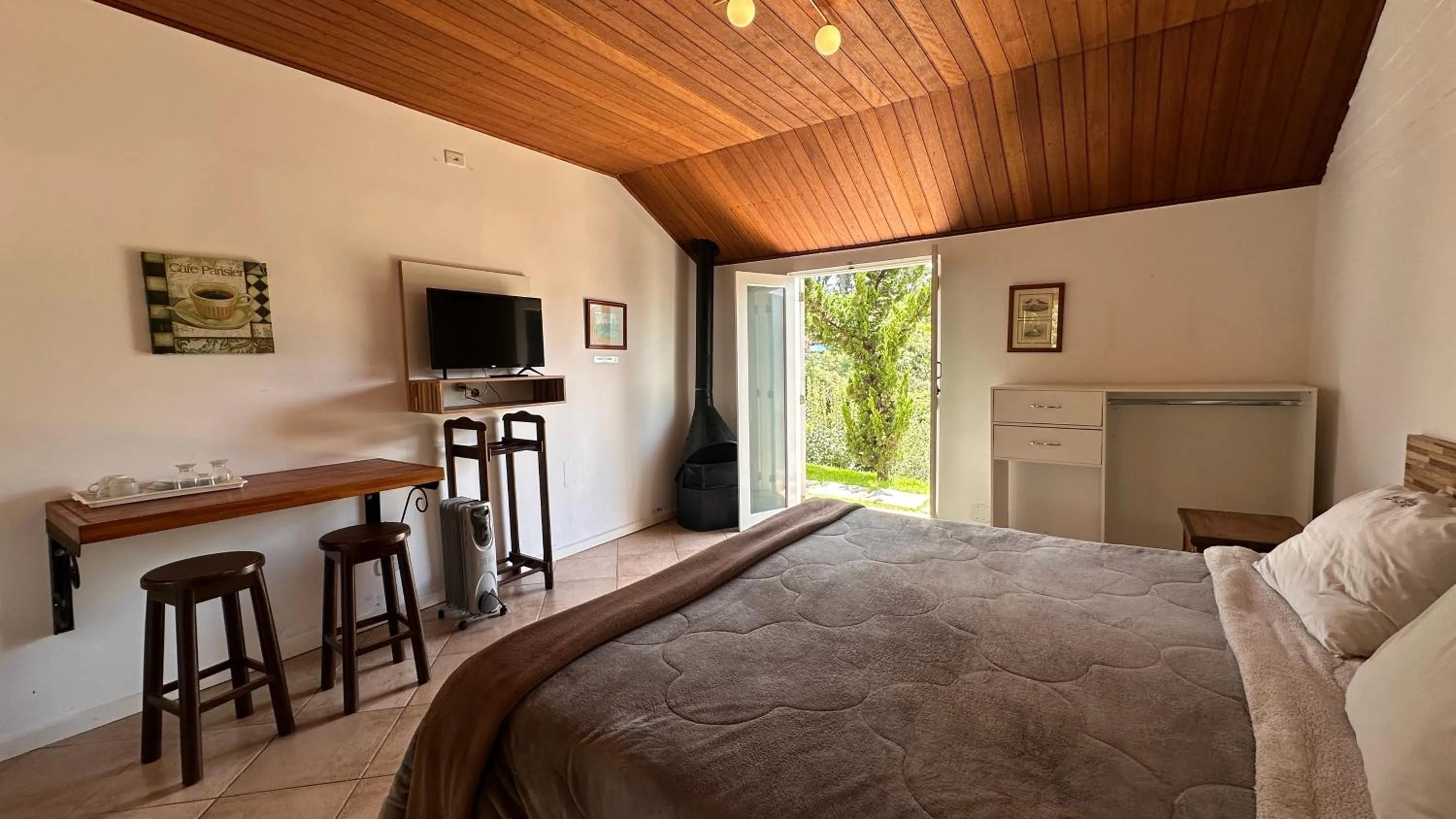 Bed in La Vita Pousada de Charme