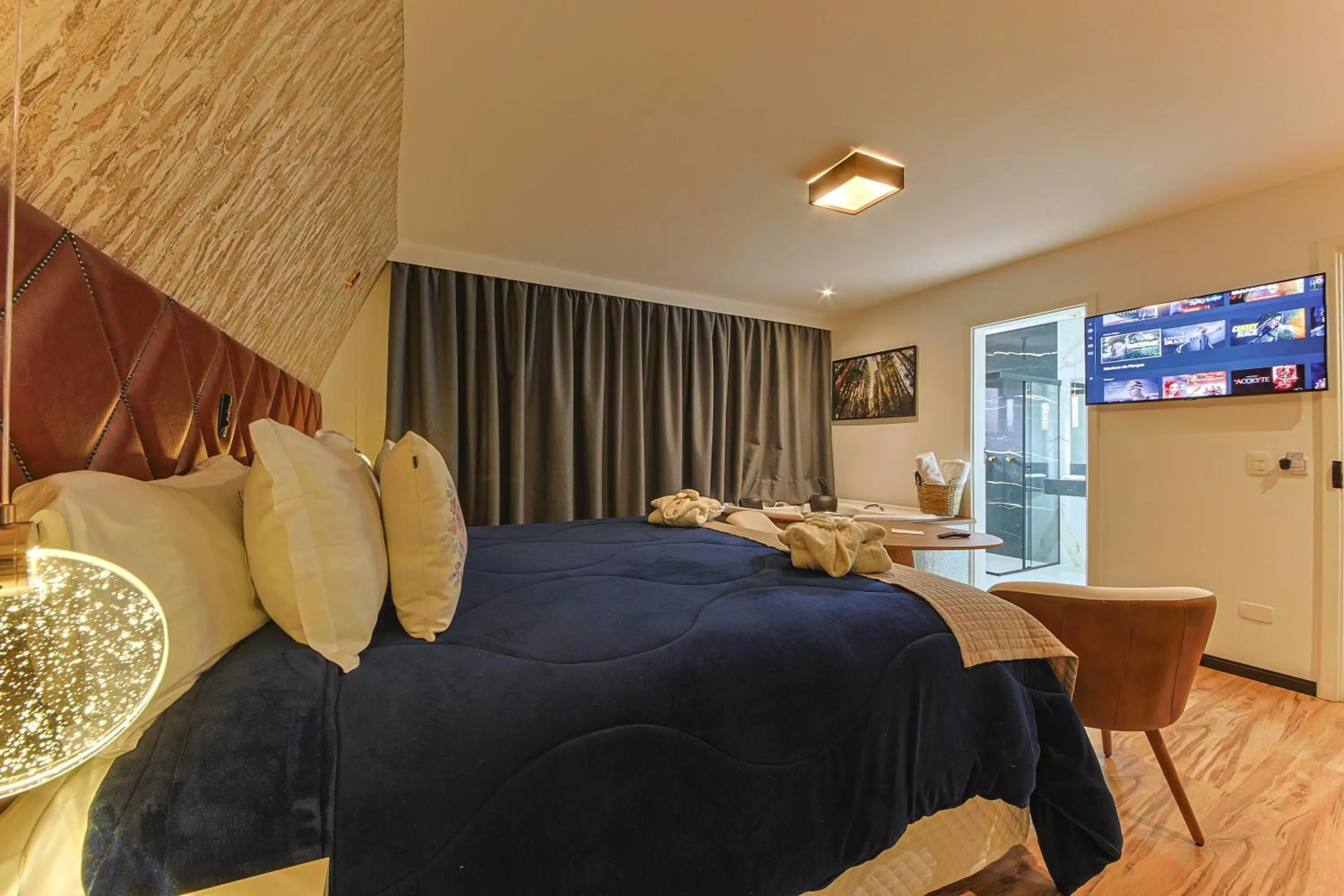 Bed in La Vita Pousada de Charme