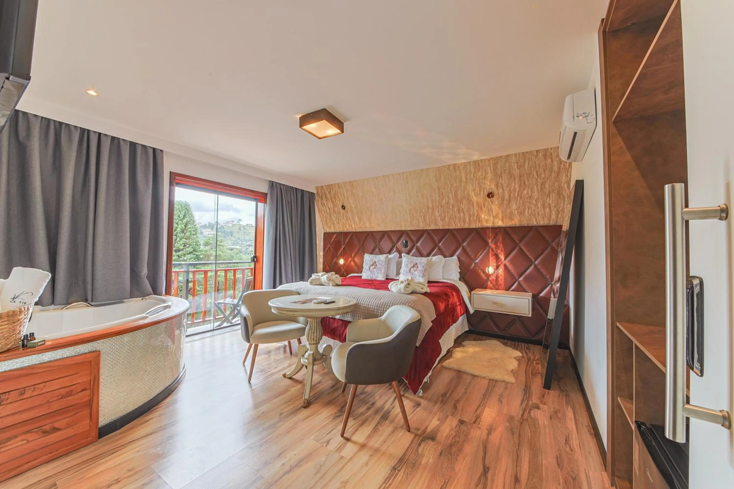 Bed in La Vita Pousada de Charme