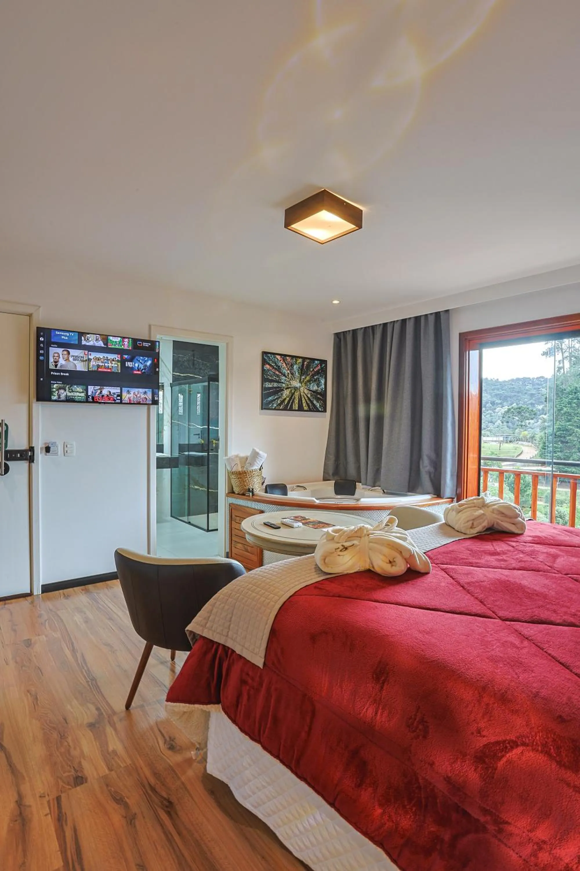 Bed in La Vita Pousada de Charme