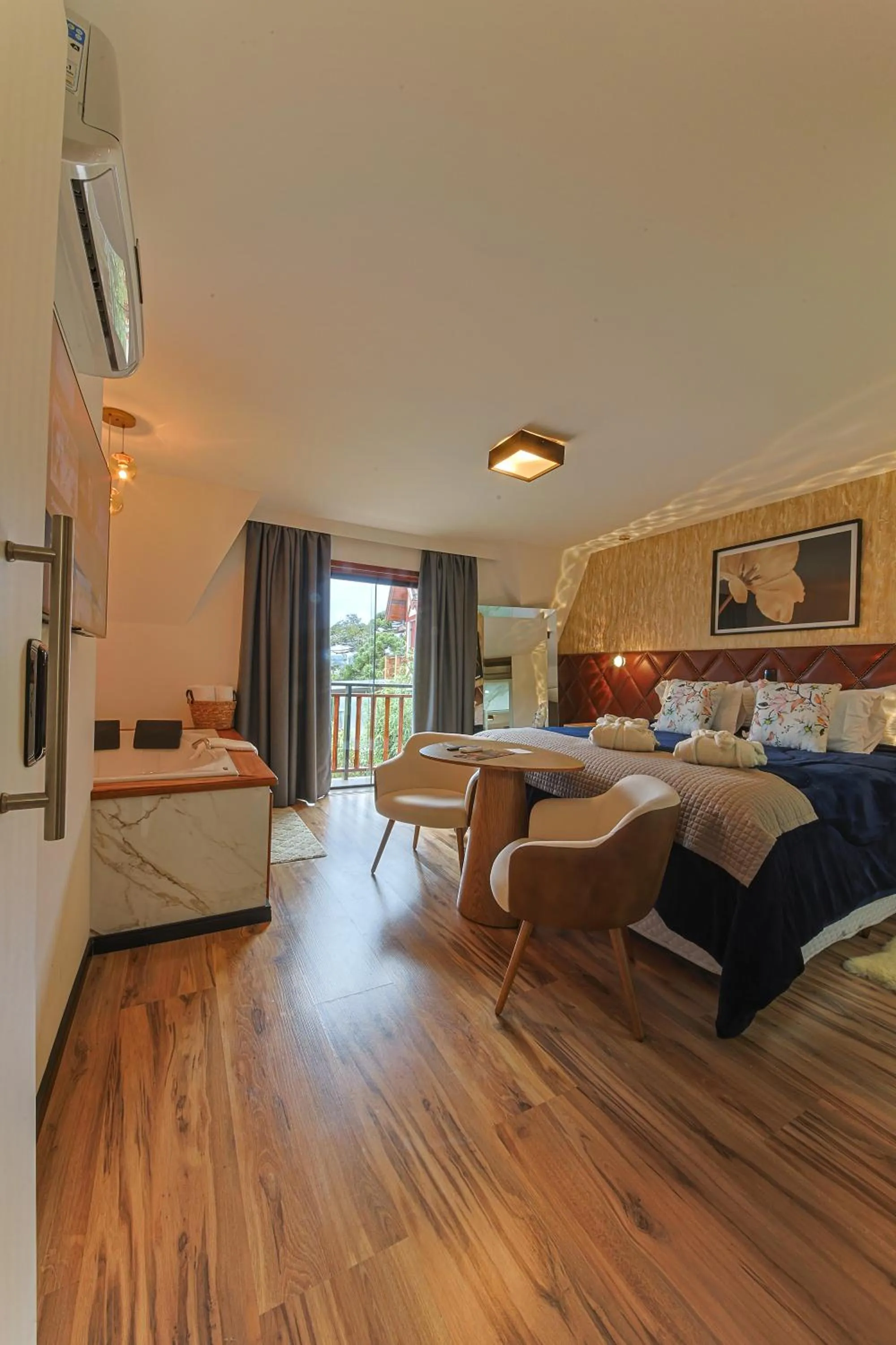 Bed in La Vita Pousada de Charme