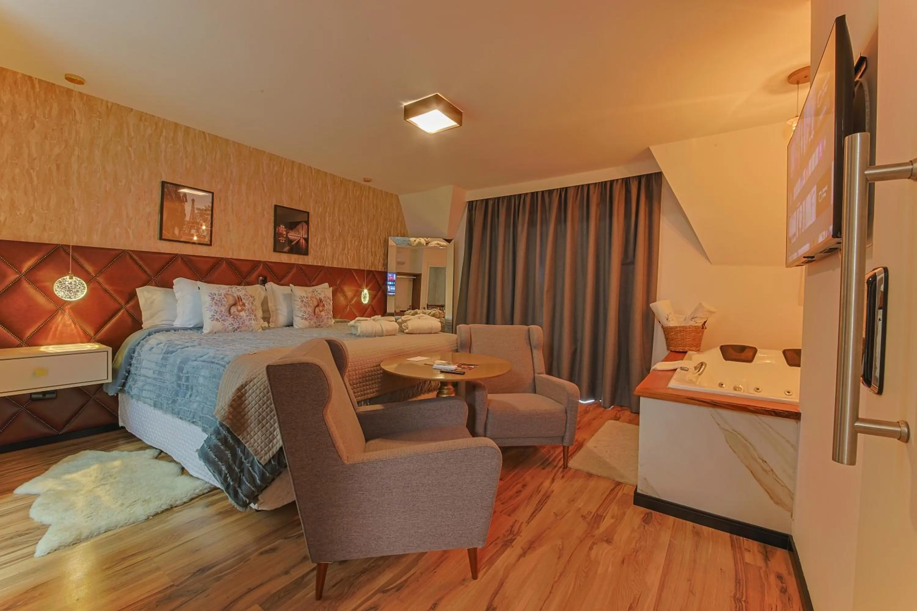 Bed in La Vita Pousada de Charme