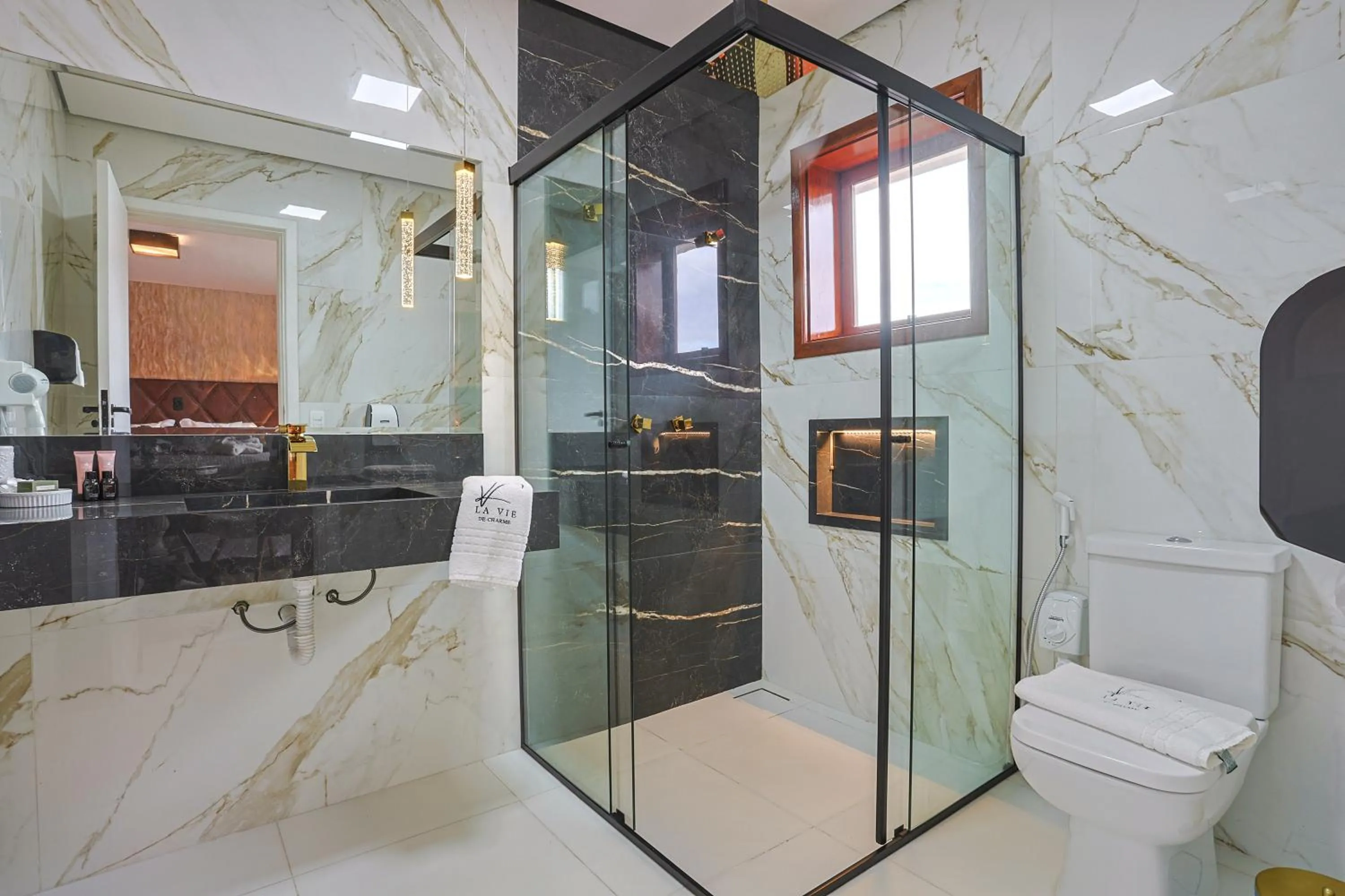 Shower in La Vita Pousada de Charme