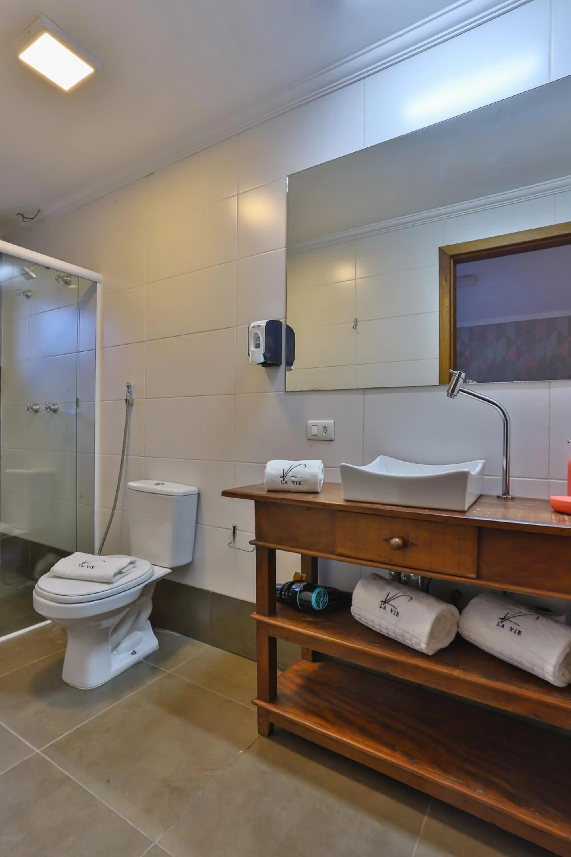 Shower in La Vita Pousada de Charme