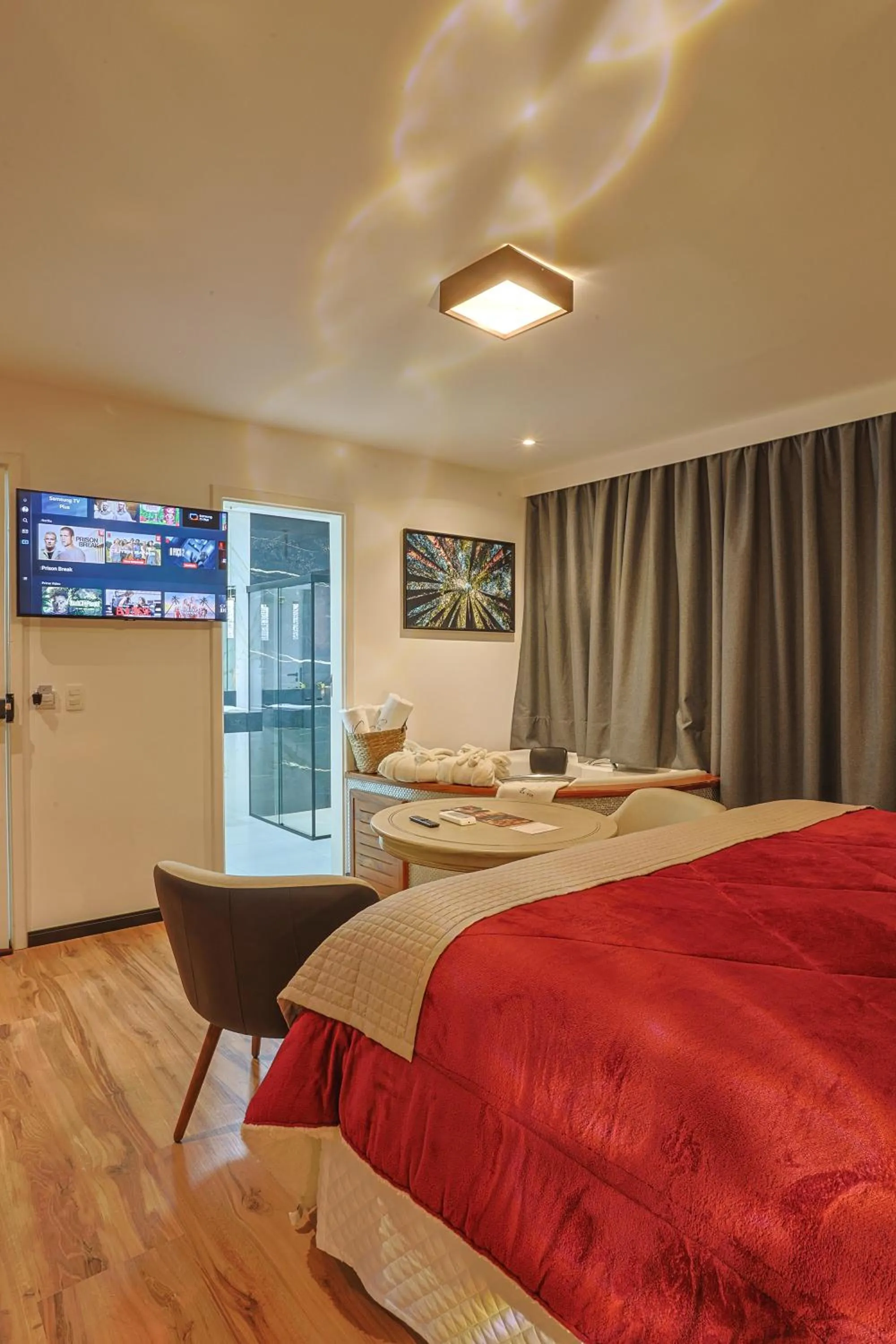 Bed in La Vita Pousada de Charme