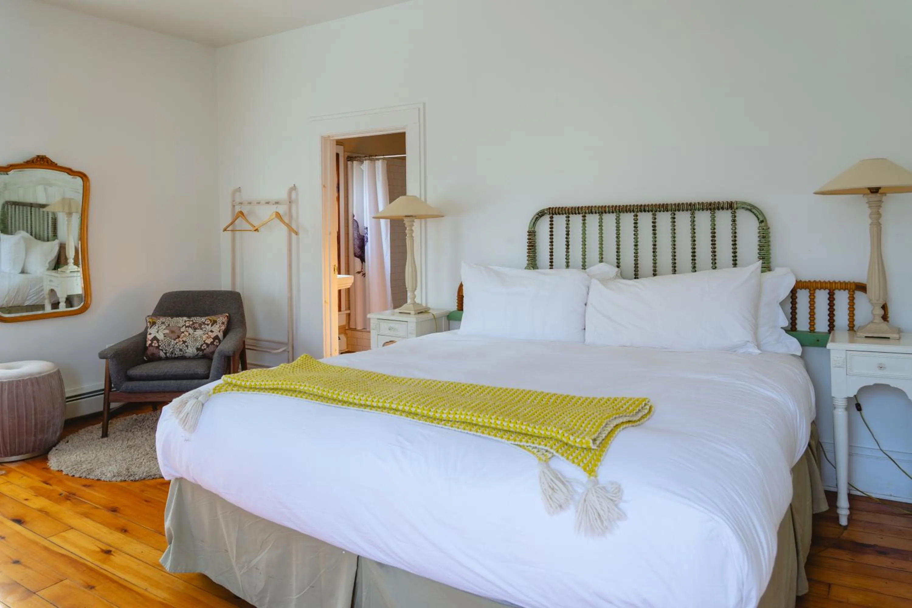 Bed in The North Branch Inn