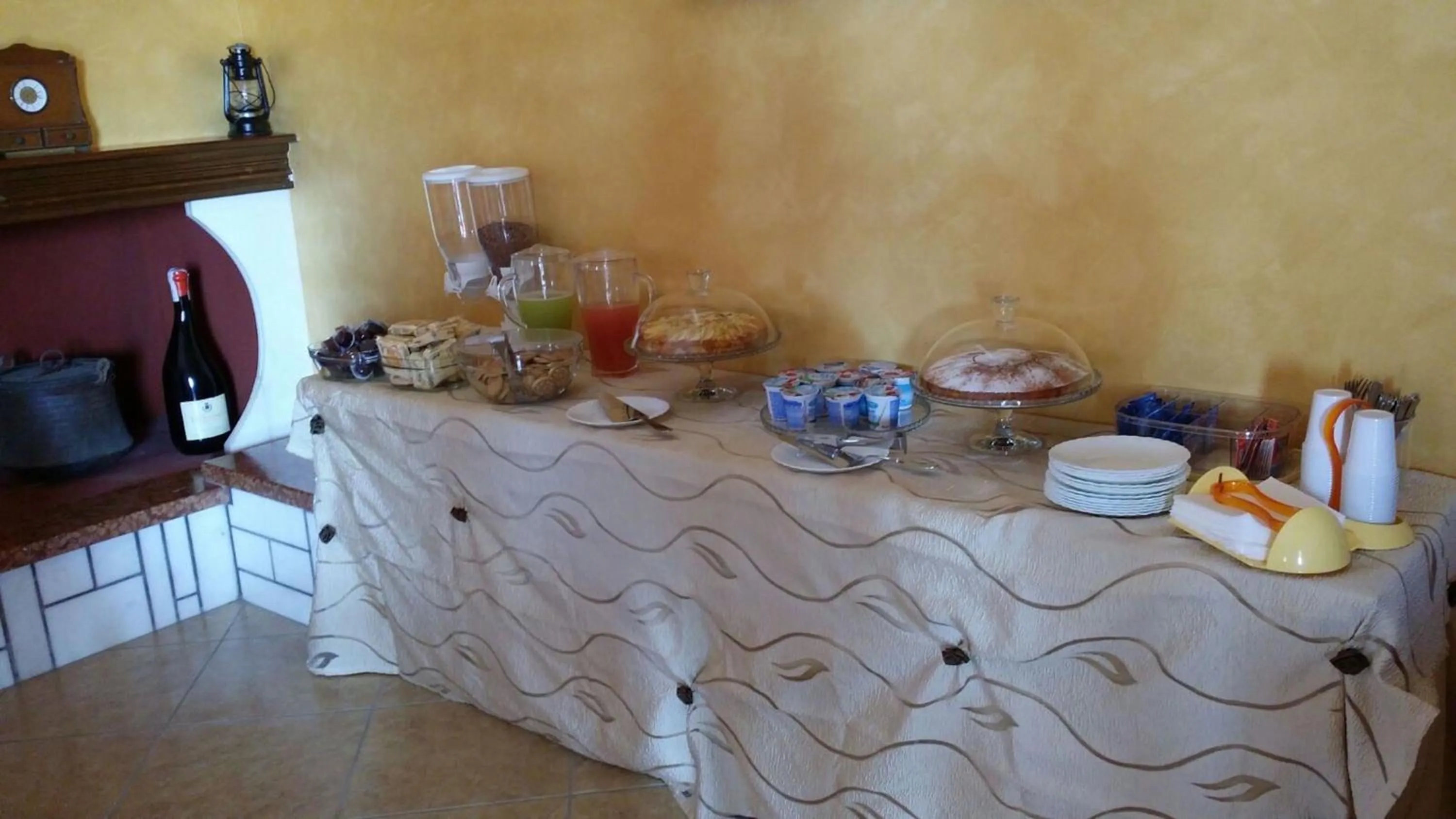 Buffet breakfast in Il mondo dei sogni