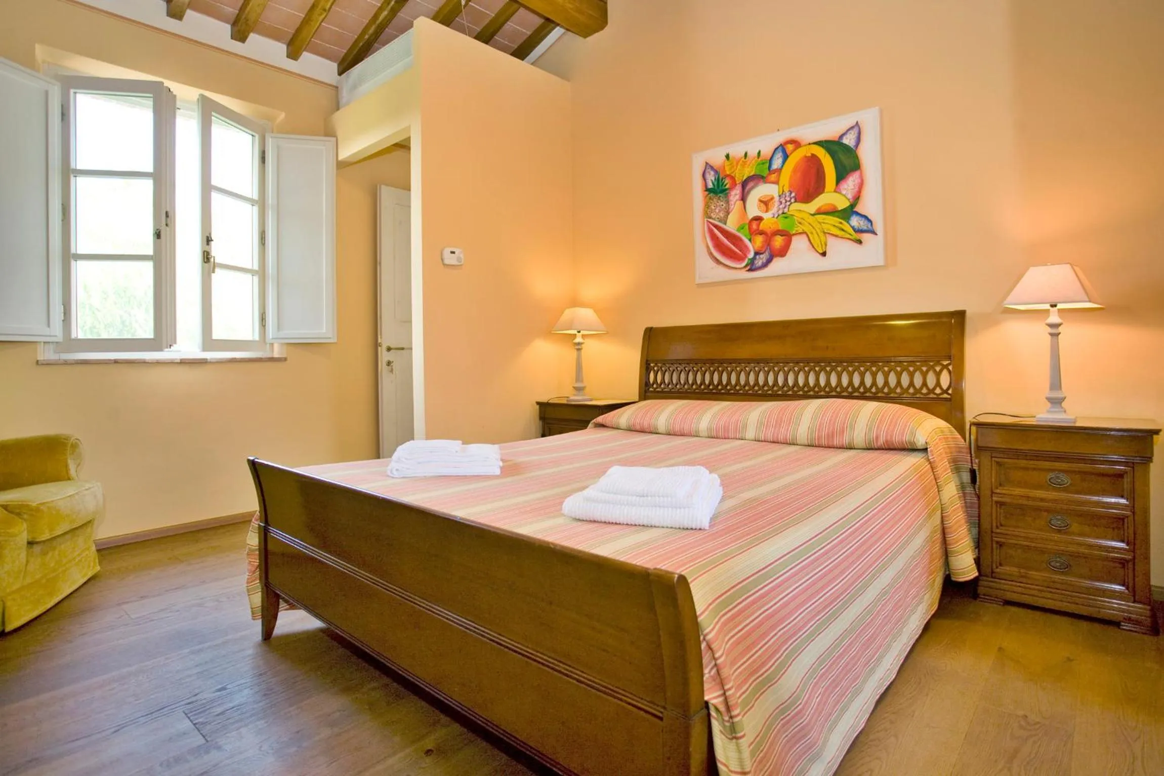 Bedroom, Bed in Villa Gourmet