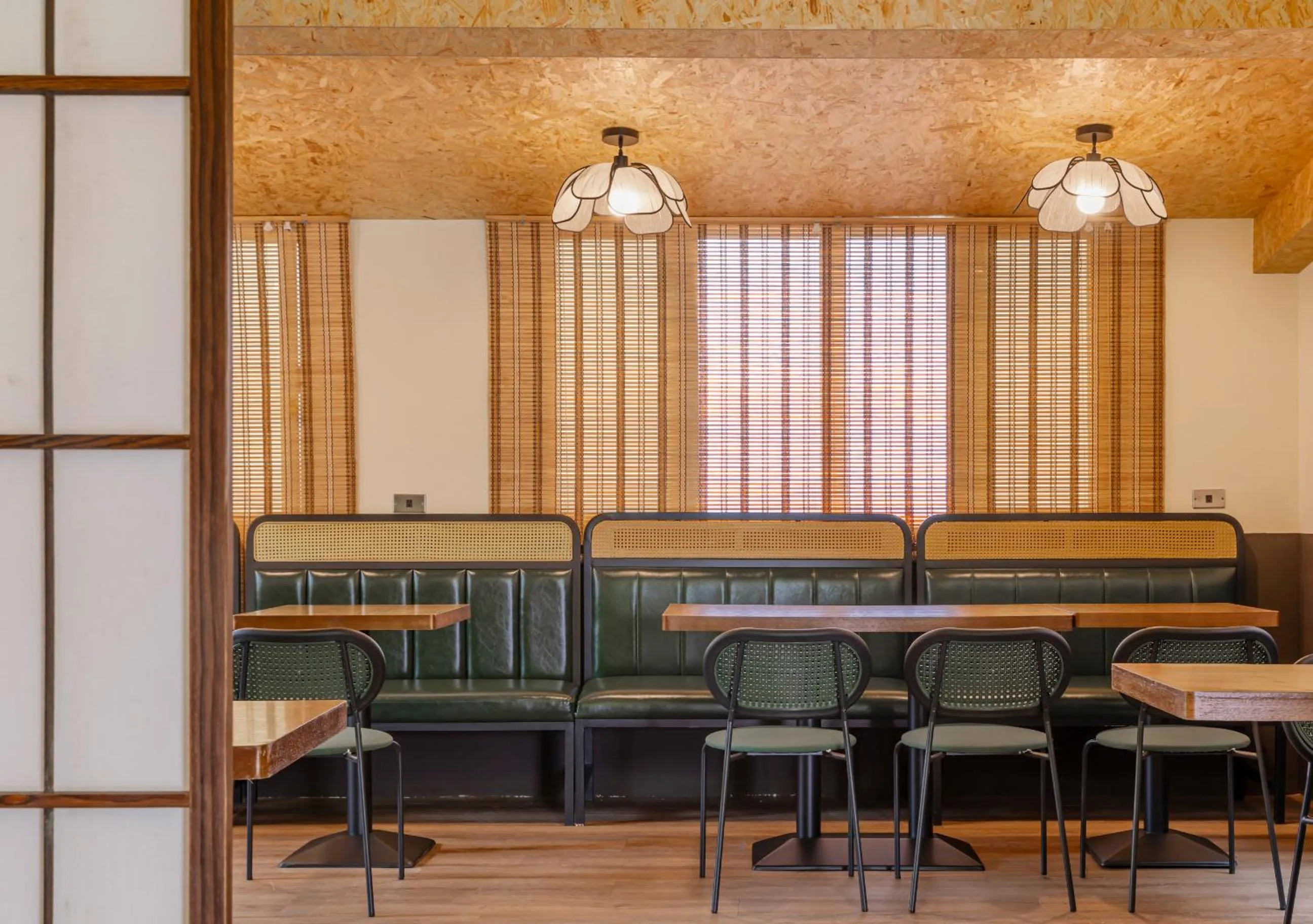 Seating area in Jiufen Nostalgic Inn