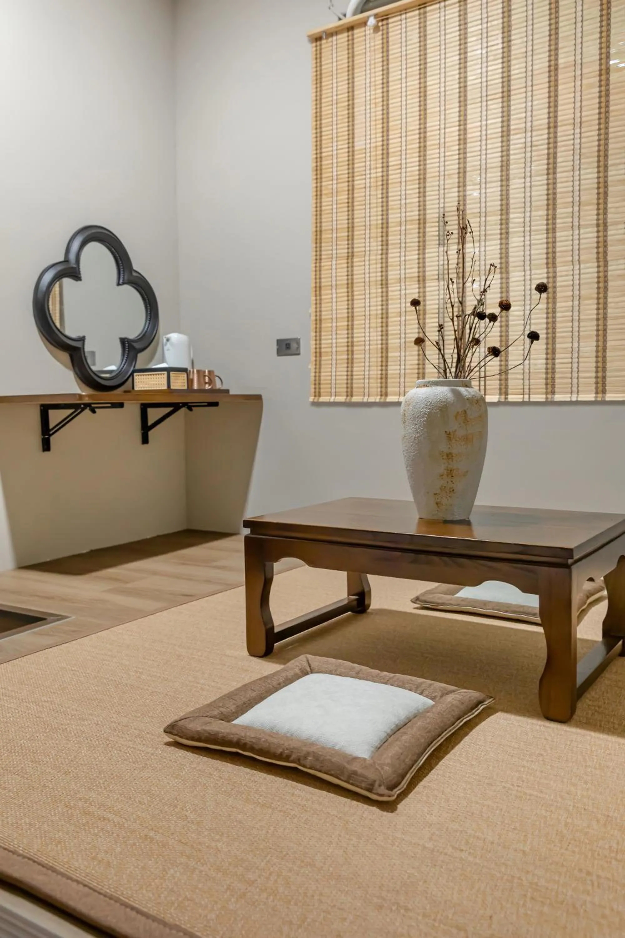 Seating area in Jiufen Nostalgic Inn