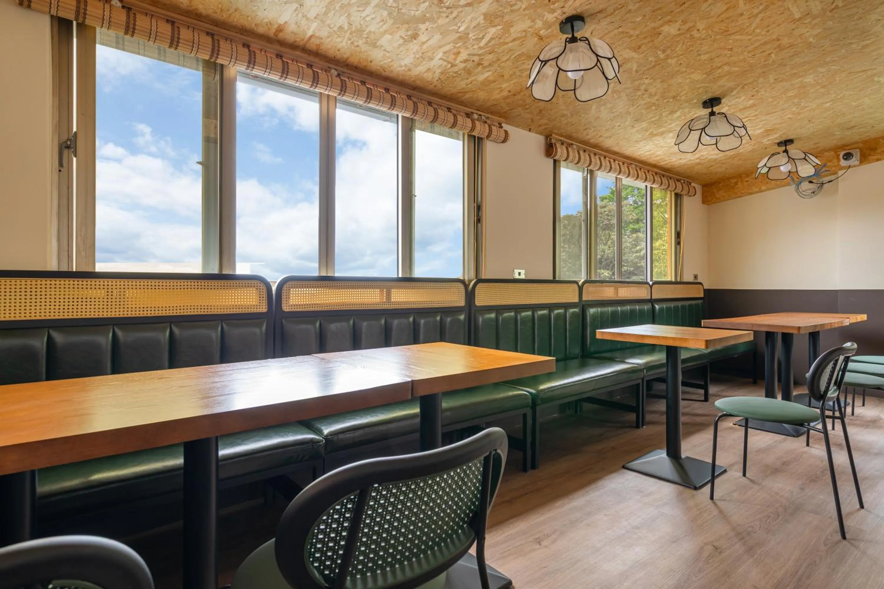 Seating area in Jiufen Nostalgic Inn