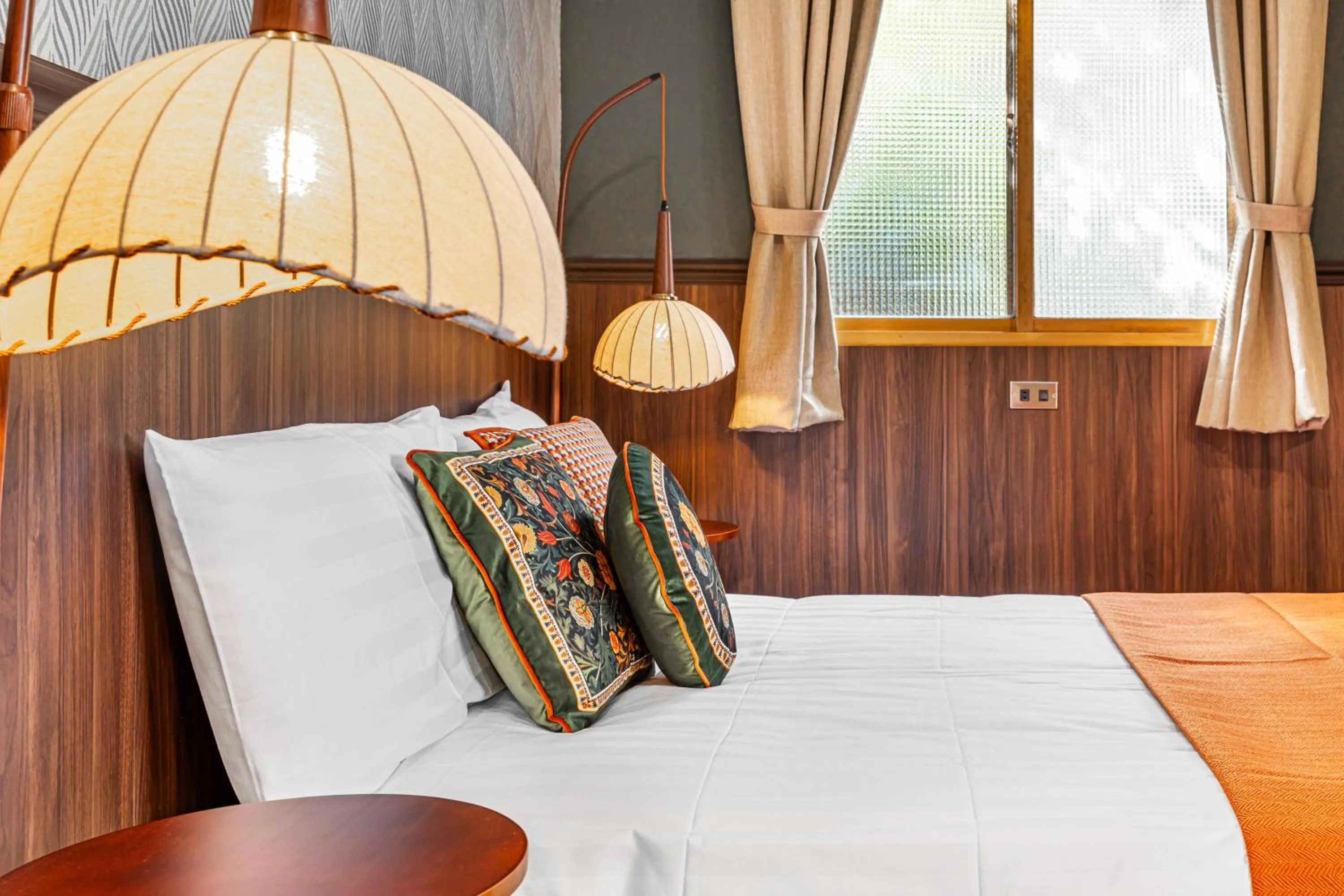 Bed in Jiufen Nostalgic Inn