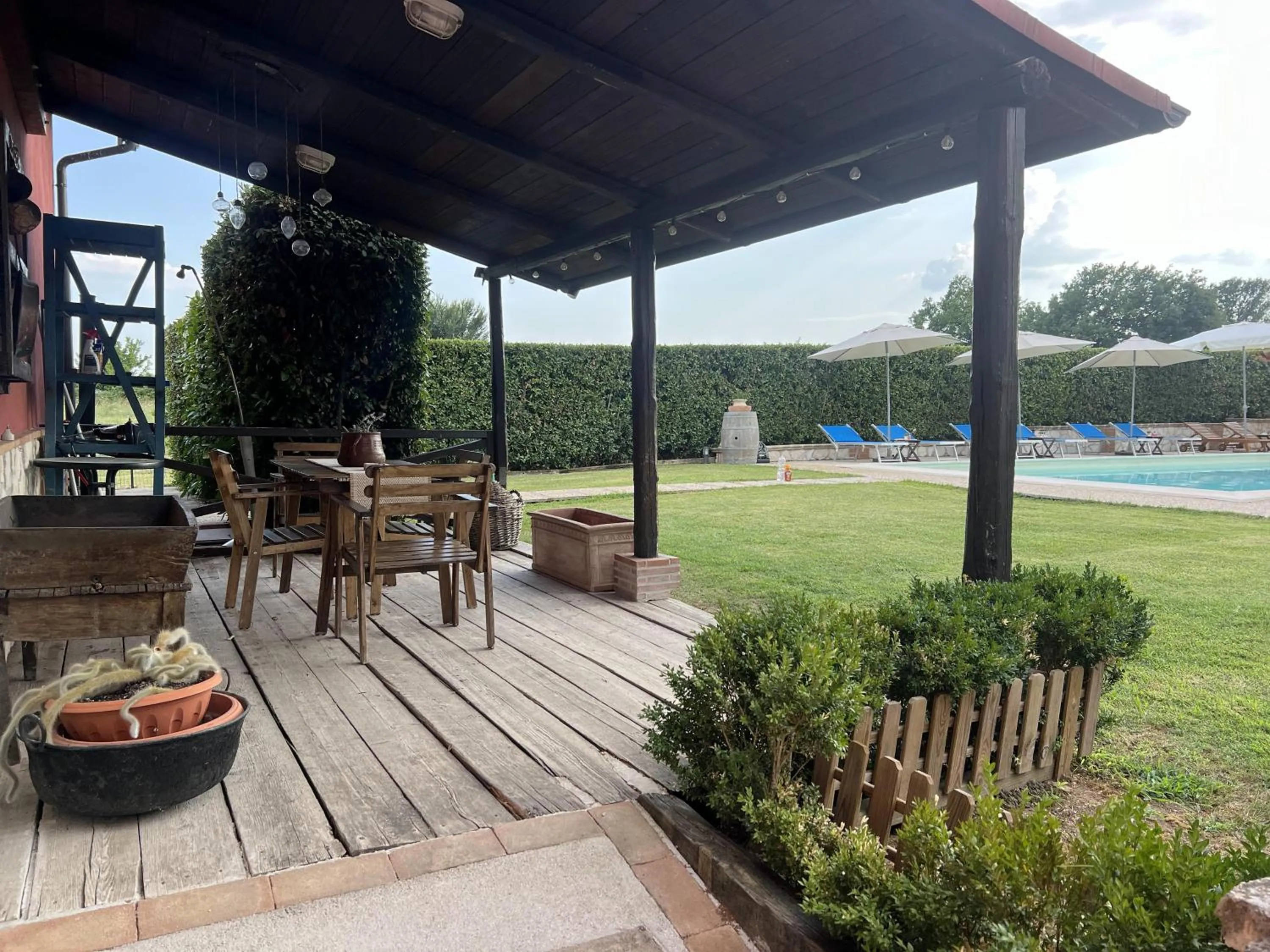 Swimming pool in B&B Colle Cucchiara