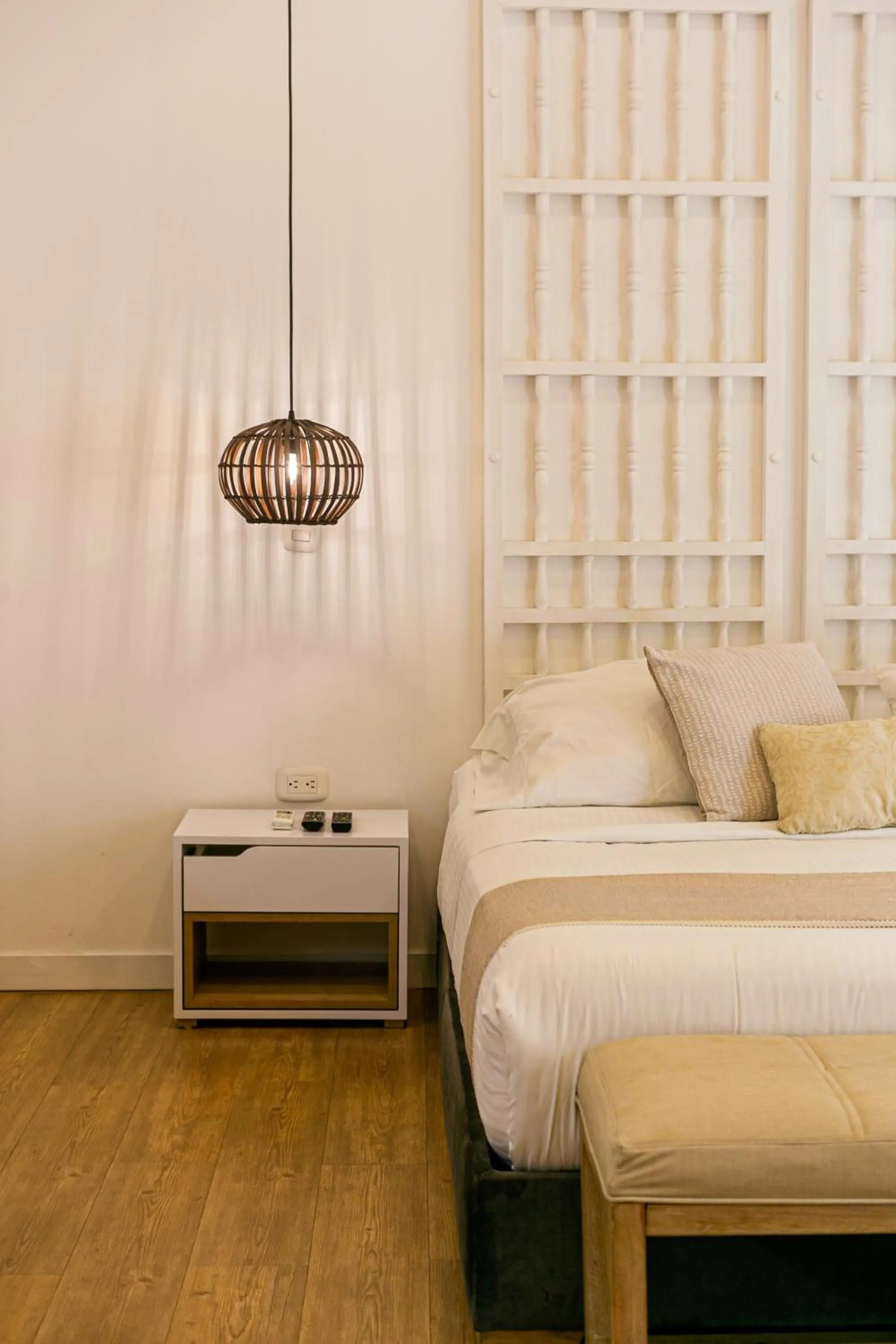 Photo of the whole room, Bed in Cartagena Suites de Manga