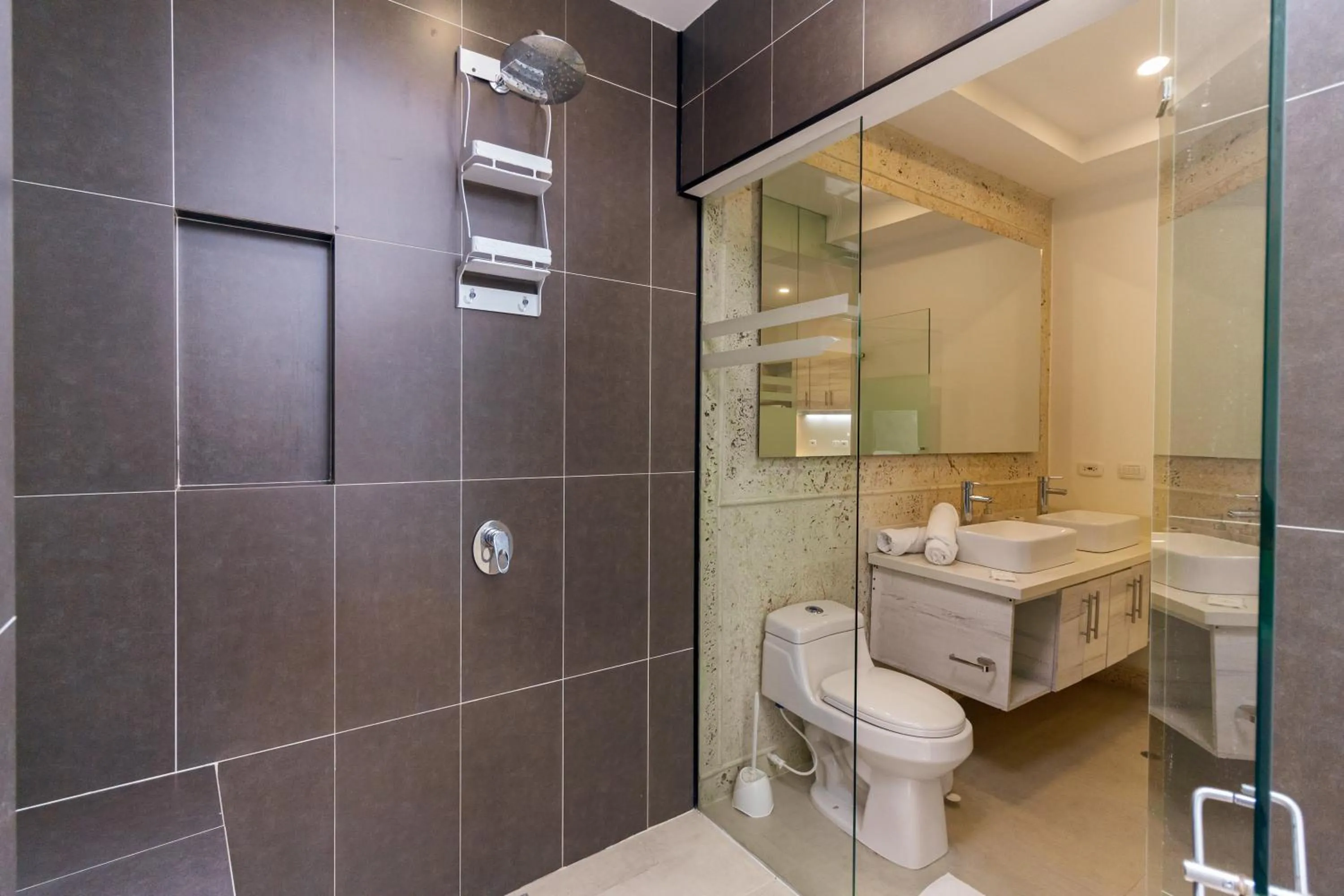 Bathroom in Cartagena Suites de Manga