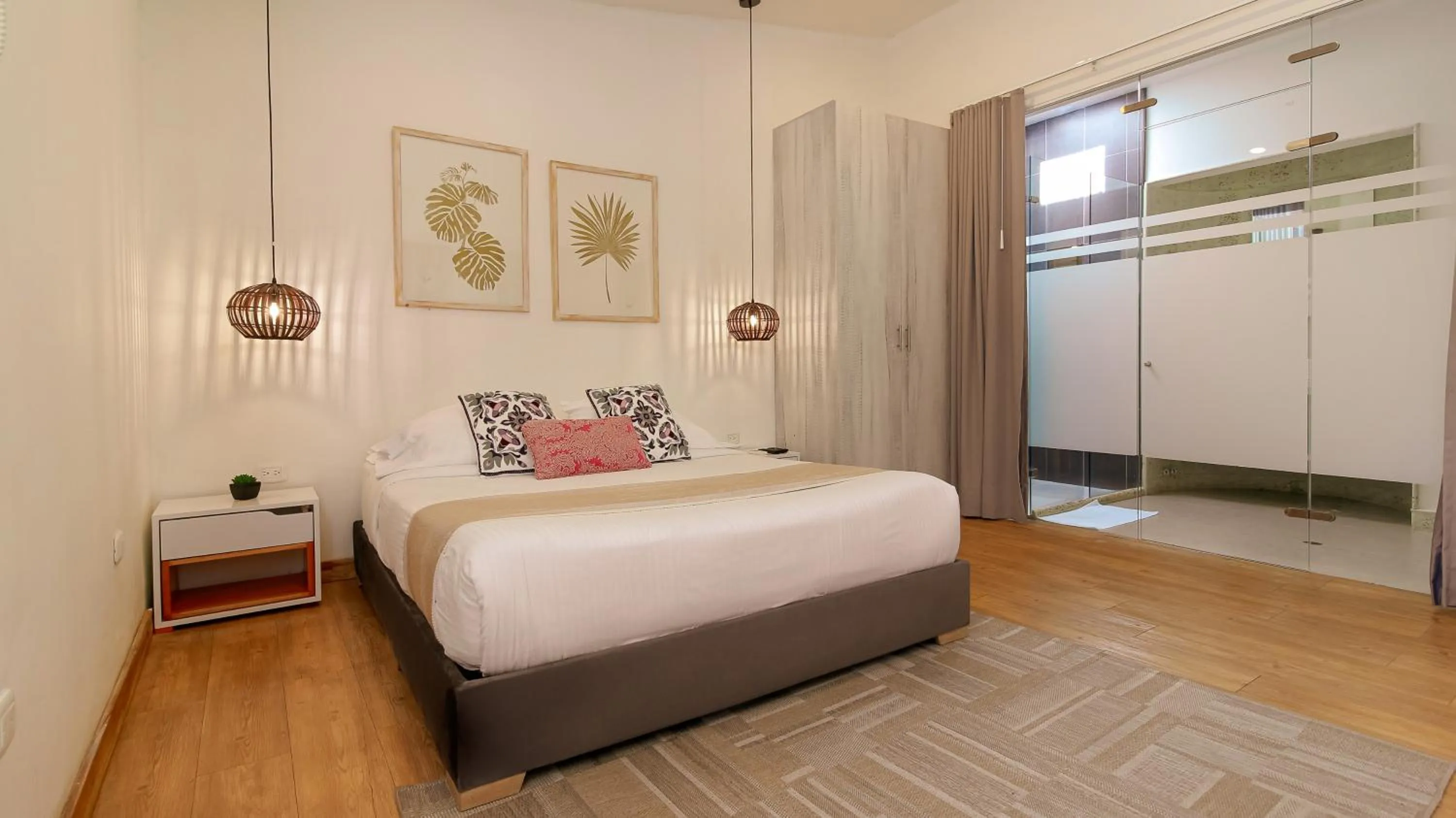 Bed in Cartagena Suites de Manga