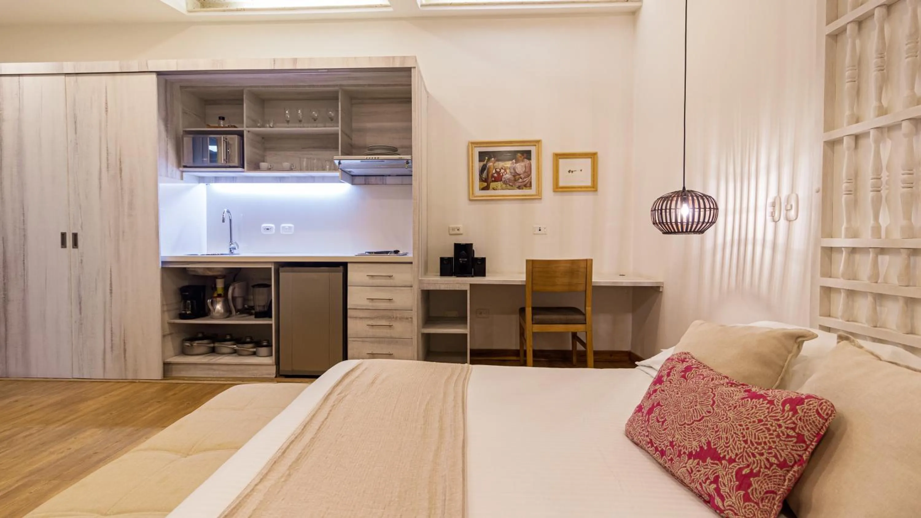 Bed in Cartagena Suites de Manga