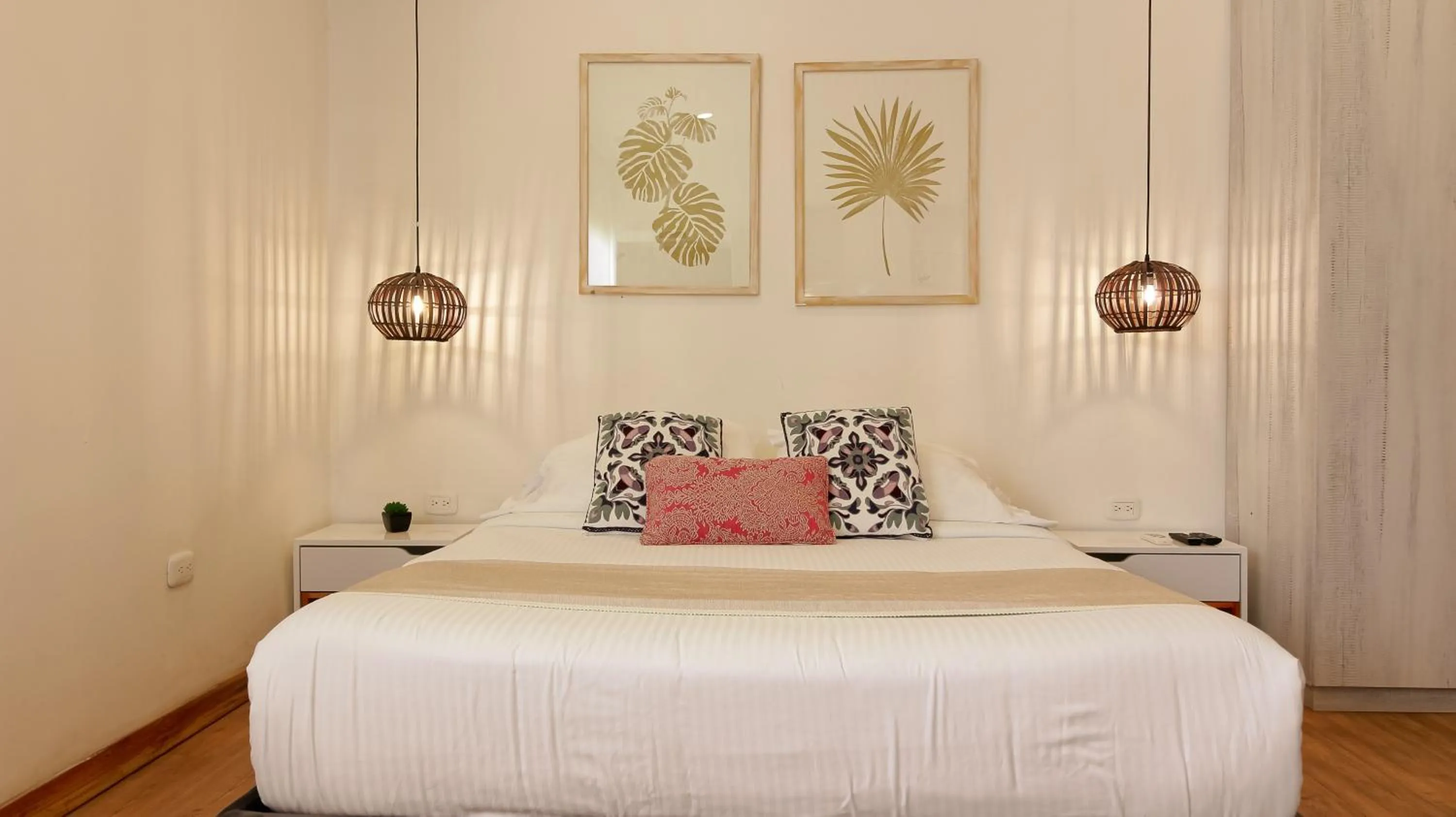 Bed in Cartagena Suites de Manga