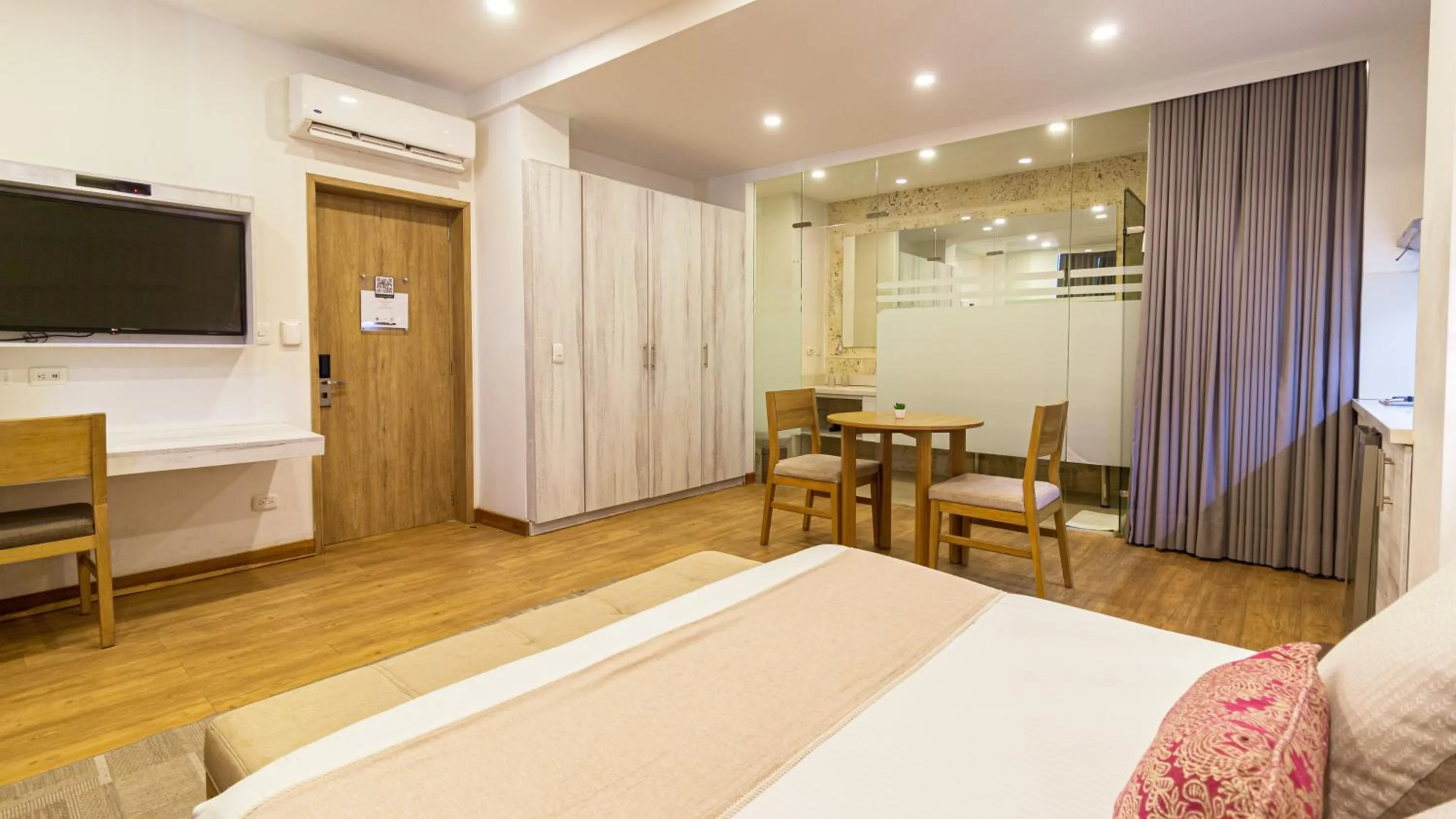 Bed in Cartagena Suites de Manga