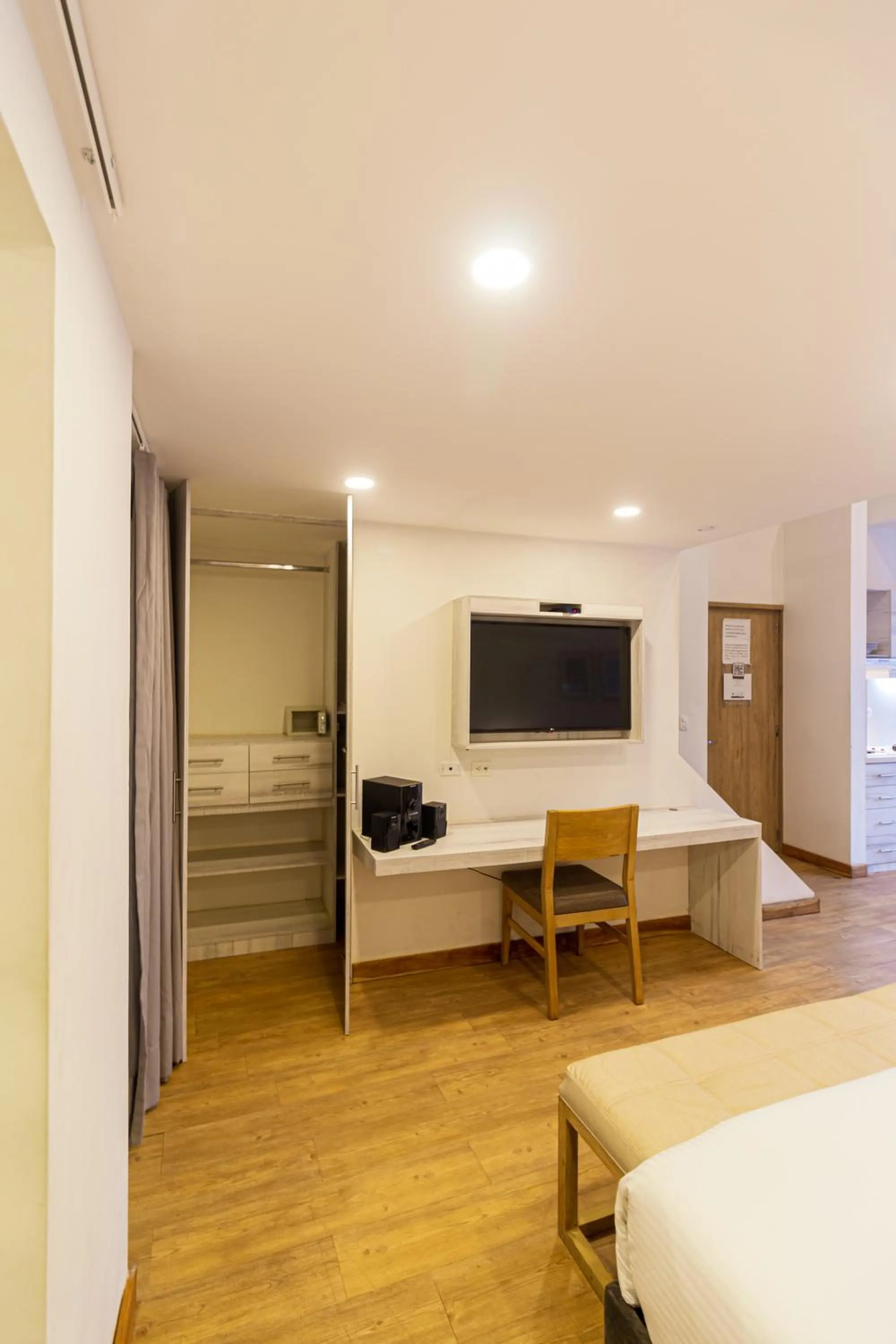 Seating area, Bed in Cartagena Suites de Manga