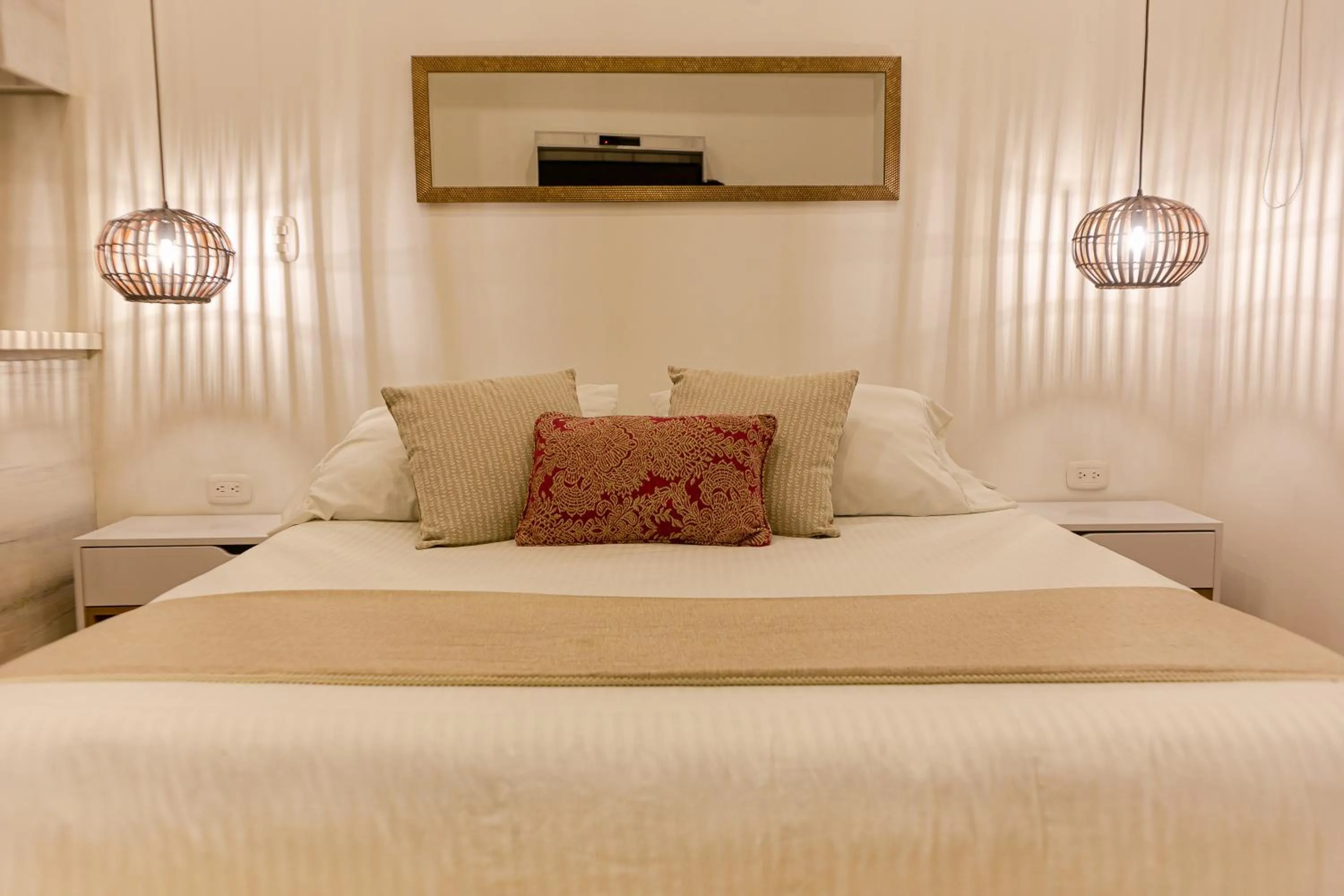 Bed in Cartagena Suites de Manga