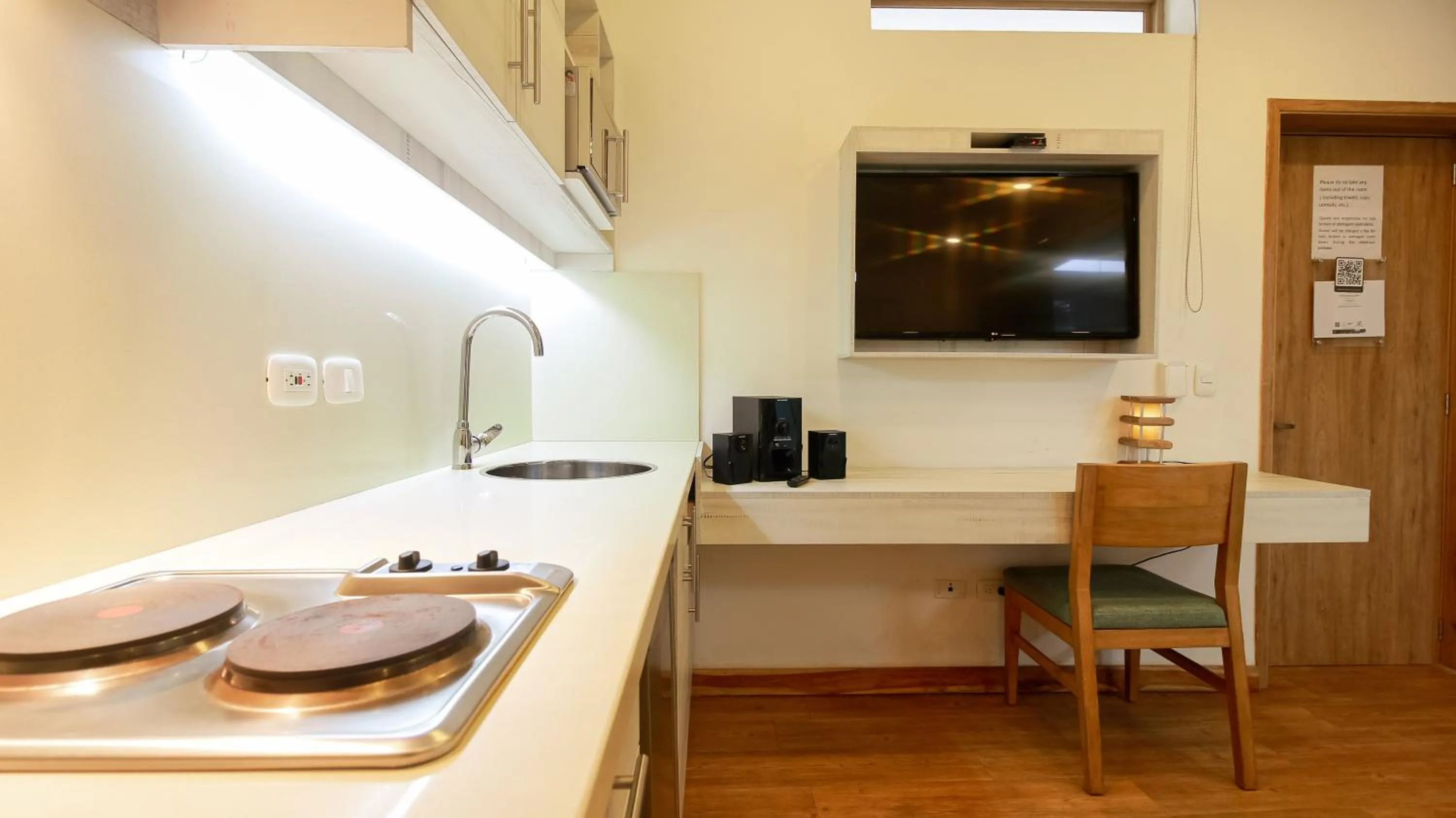 Kitchen or kitchenette in Cartagena Suites de Manga