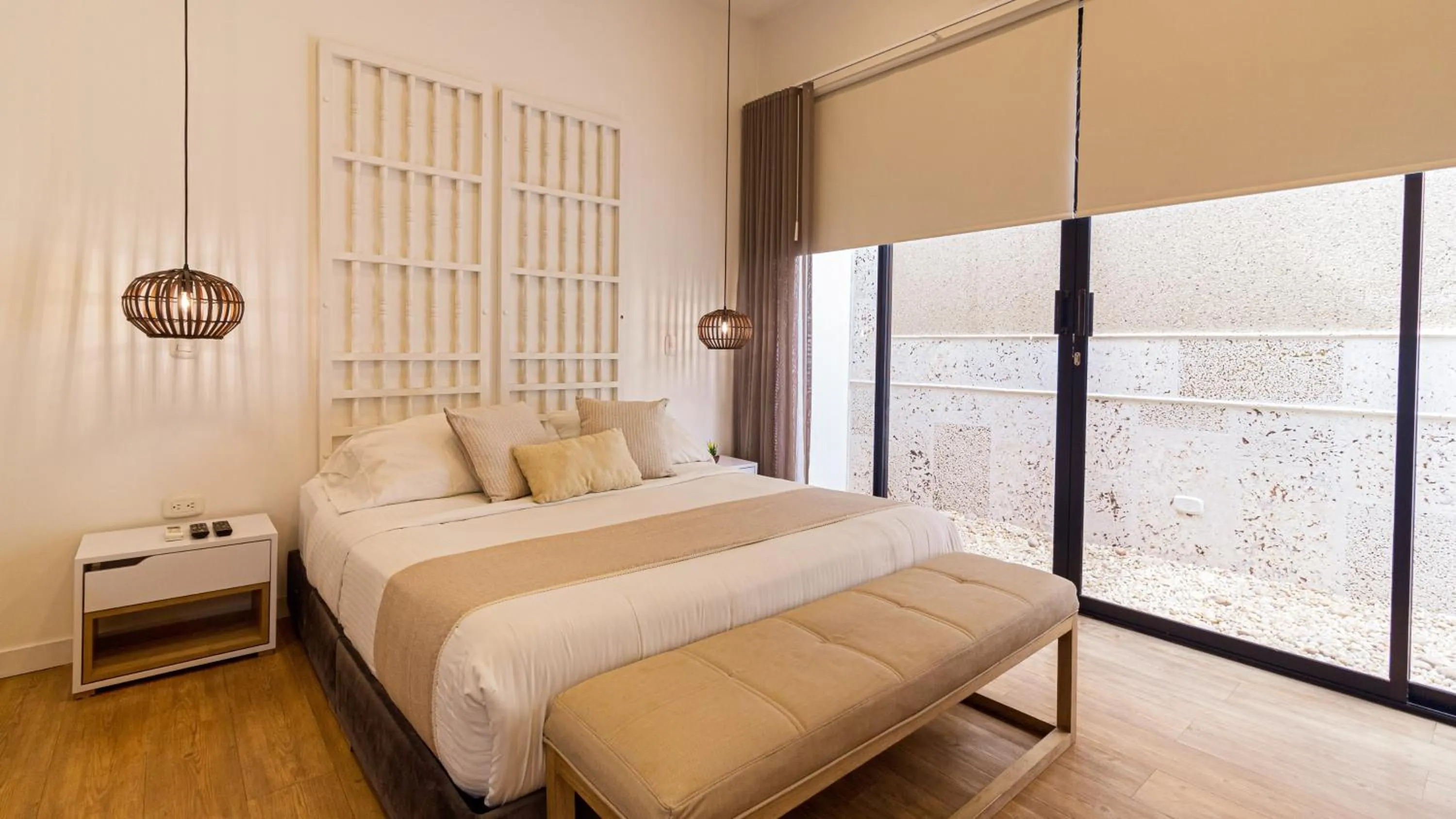 Bedroom, Bed in Cartagena Suites de Manga