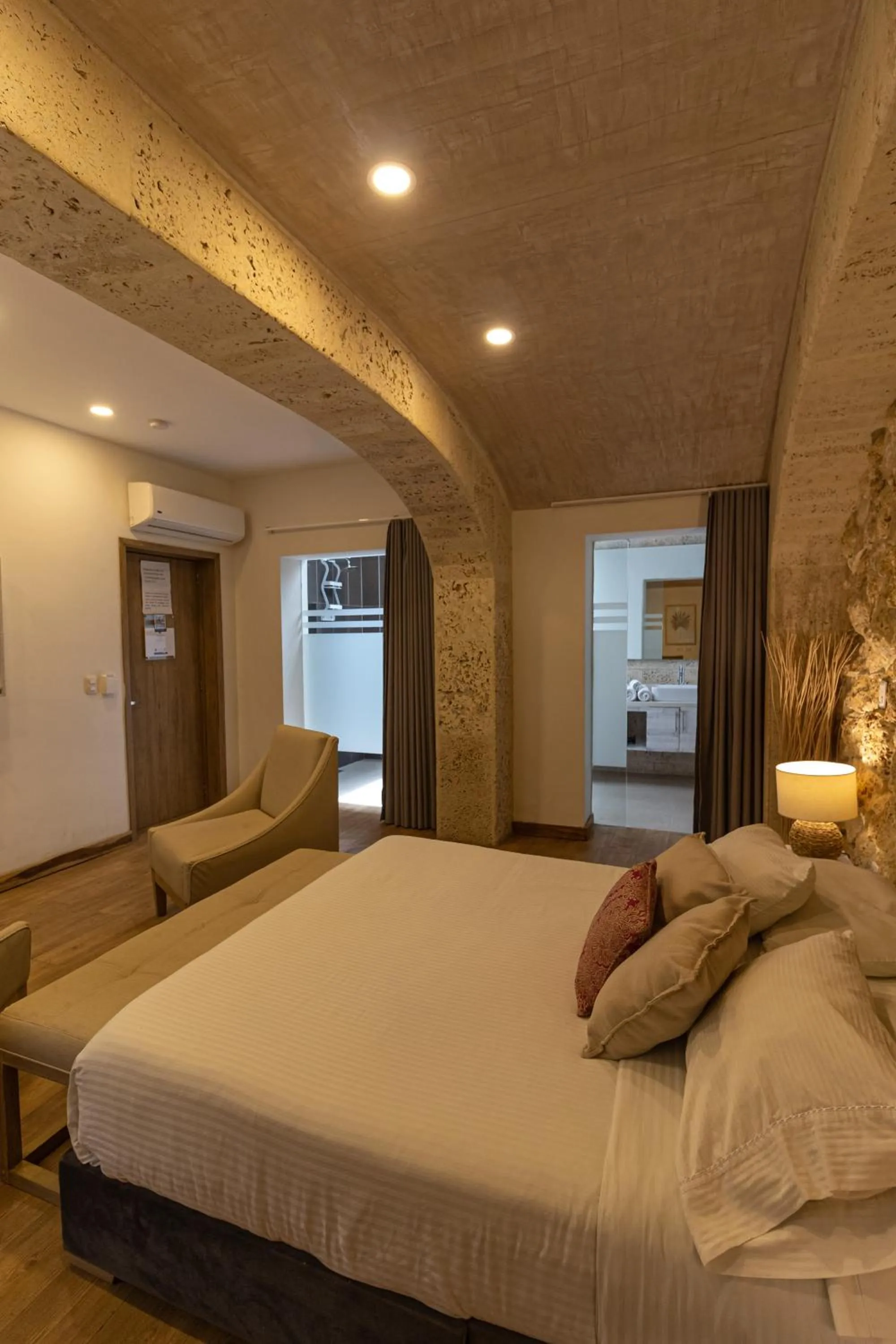 Bedroom, Bed in Cartagena Suites de Manga