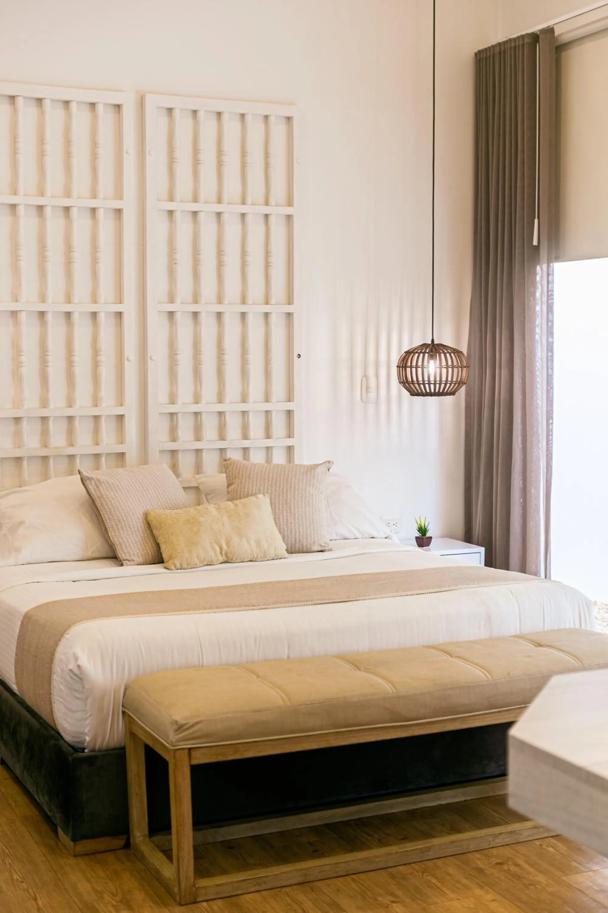 Bed in Cartagena Suites de Manga