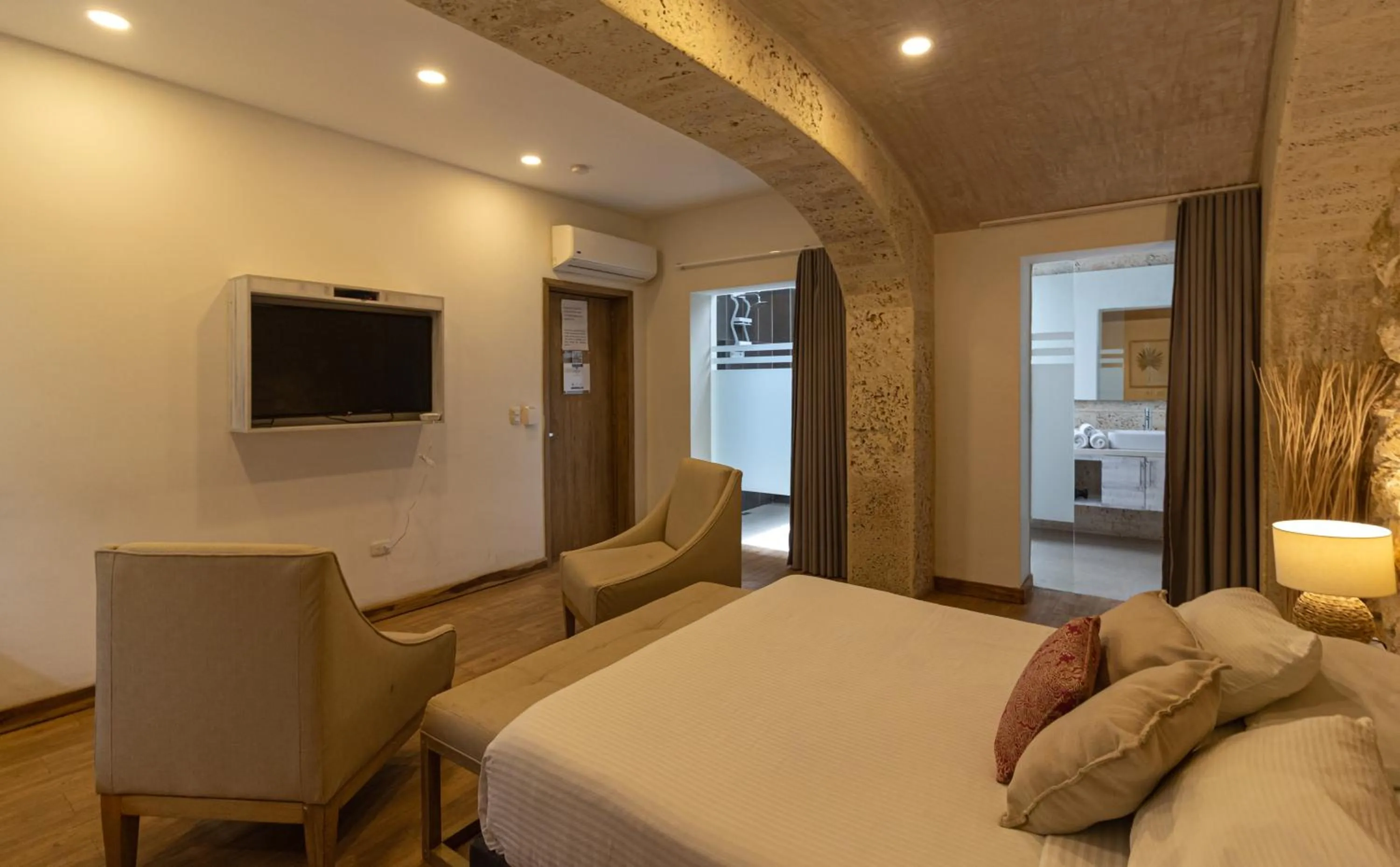 Bedroom, Bed in Cartagena Suites de Manga