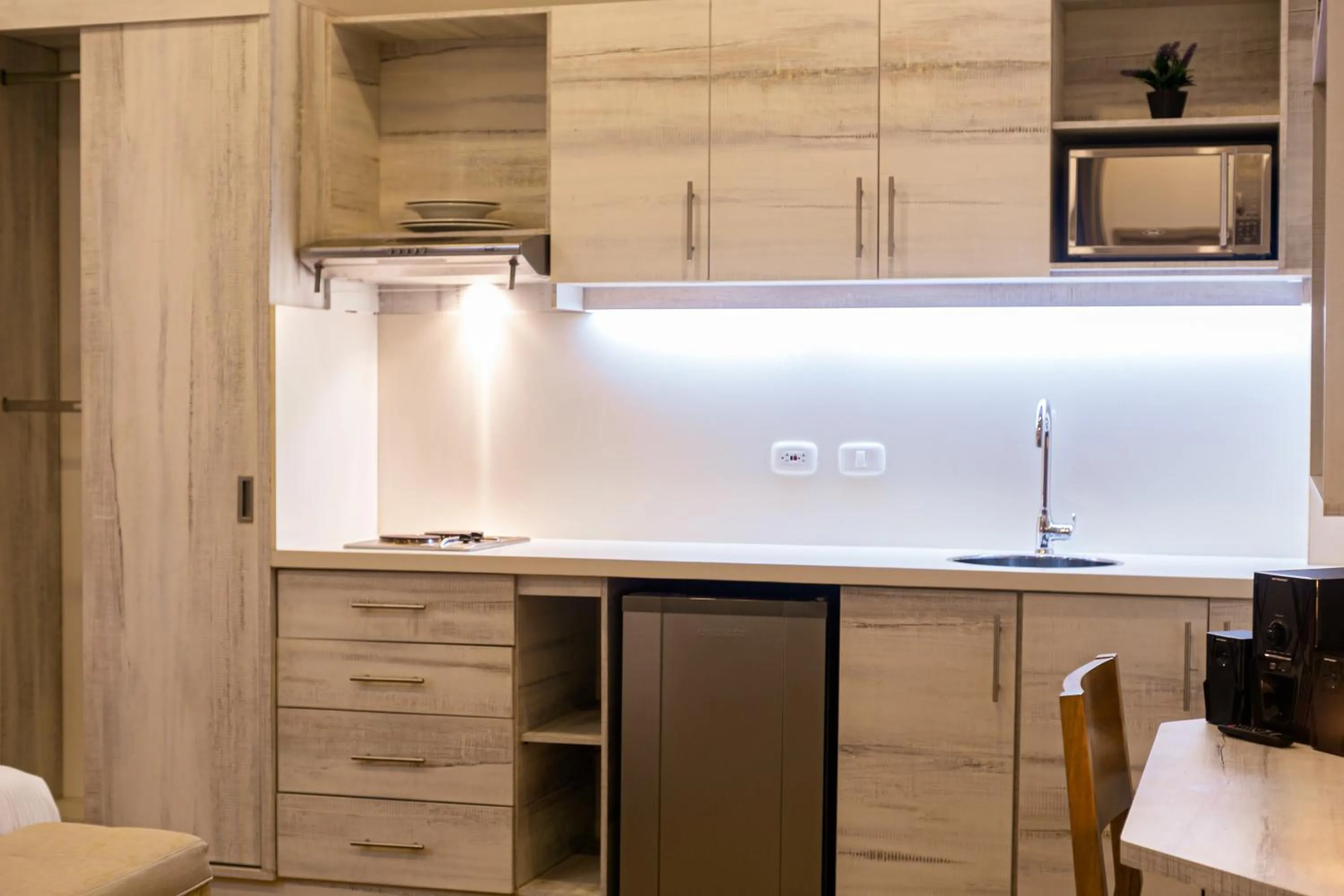 Kitchen or kitchenette in Cartagena Suites de Manga