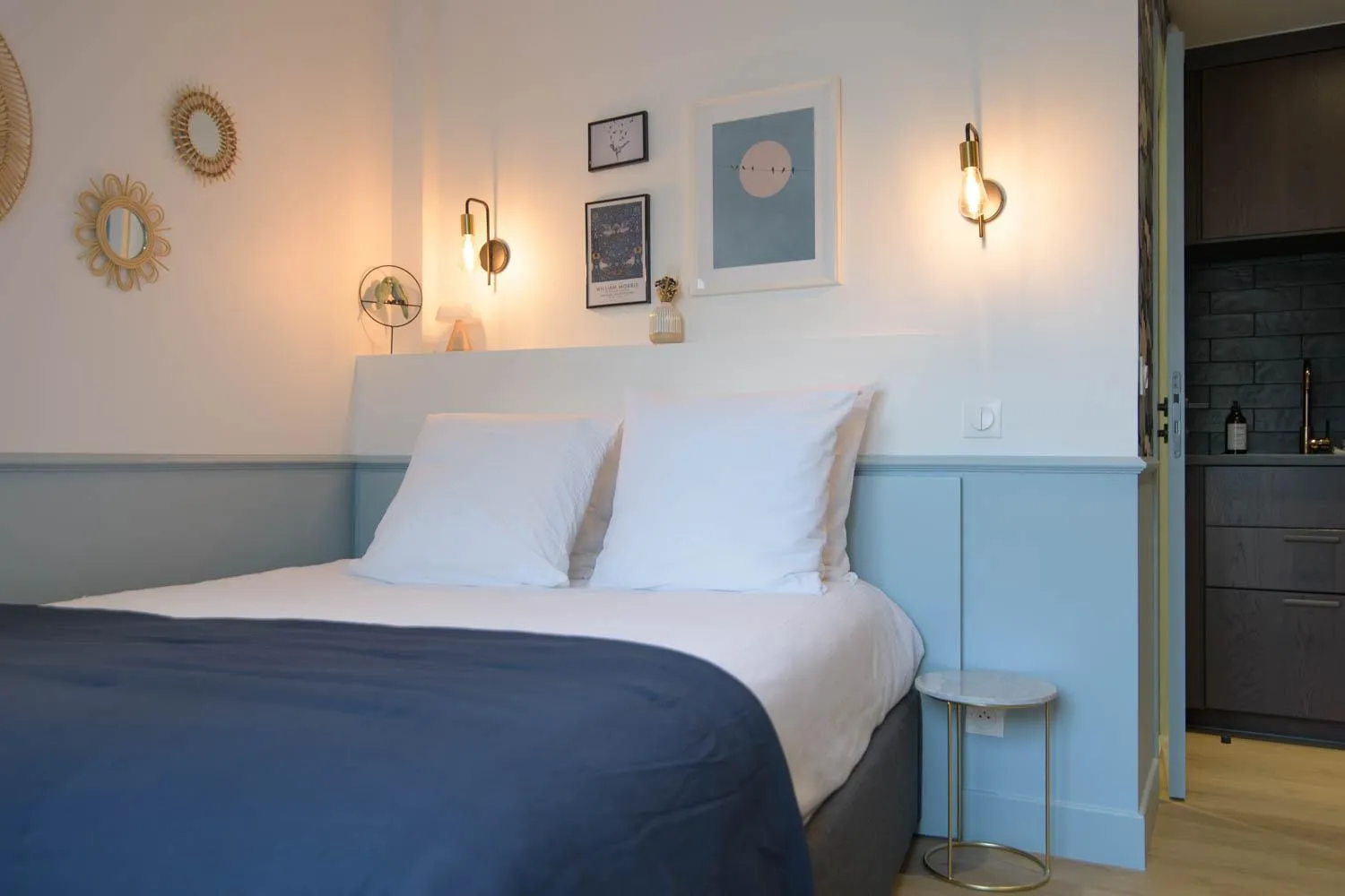 Bed in Le Logis d'Origine.