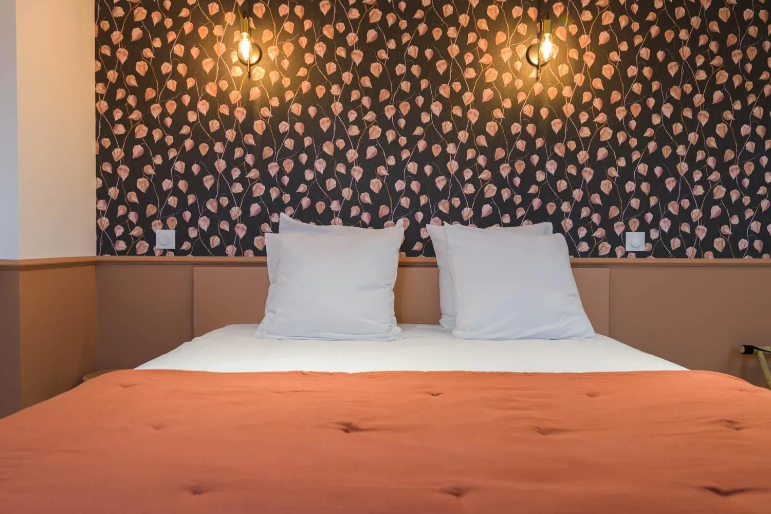 Bed in Le Logis d'Origine.