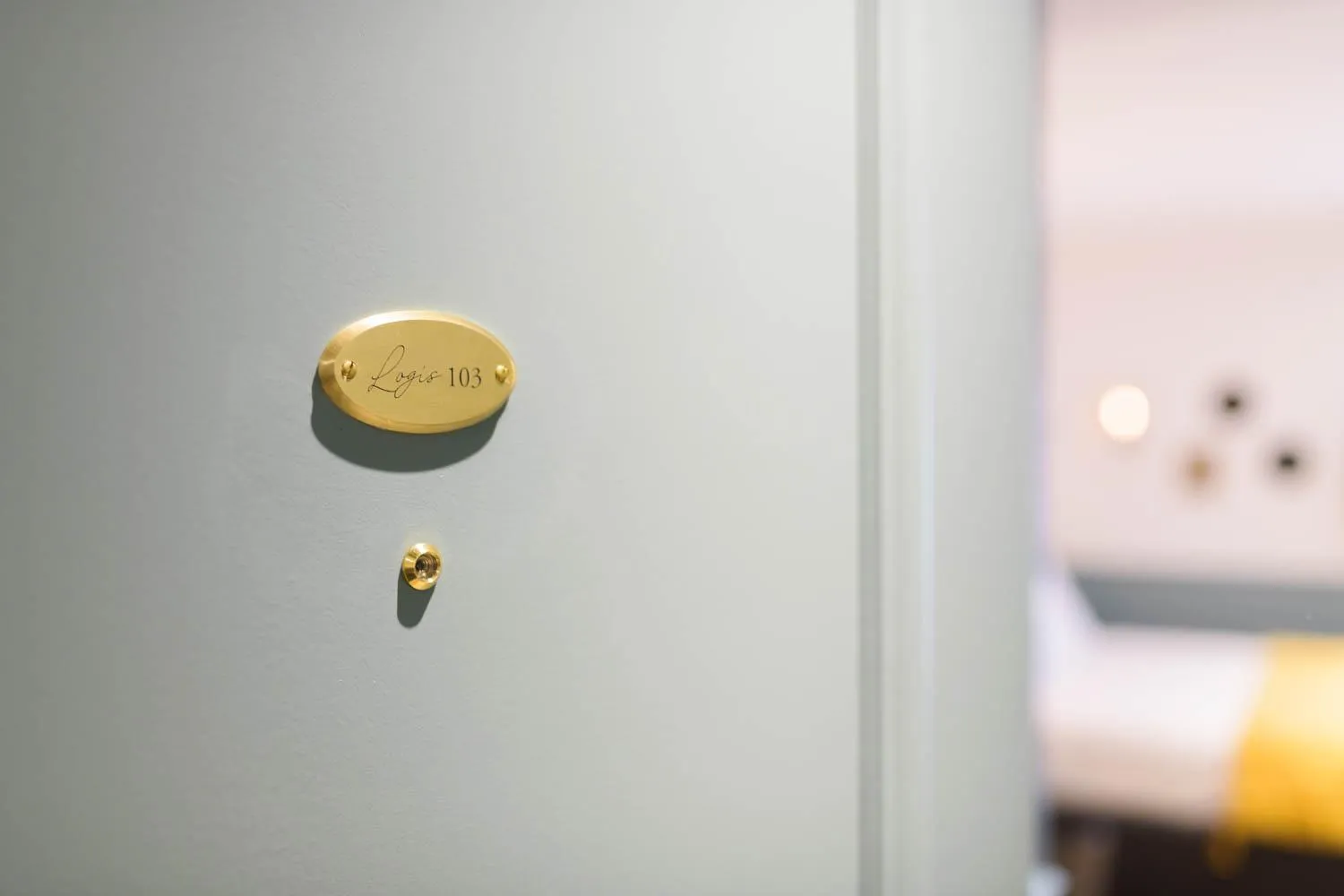 Bed in Le Logis d'Origine.