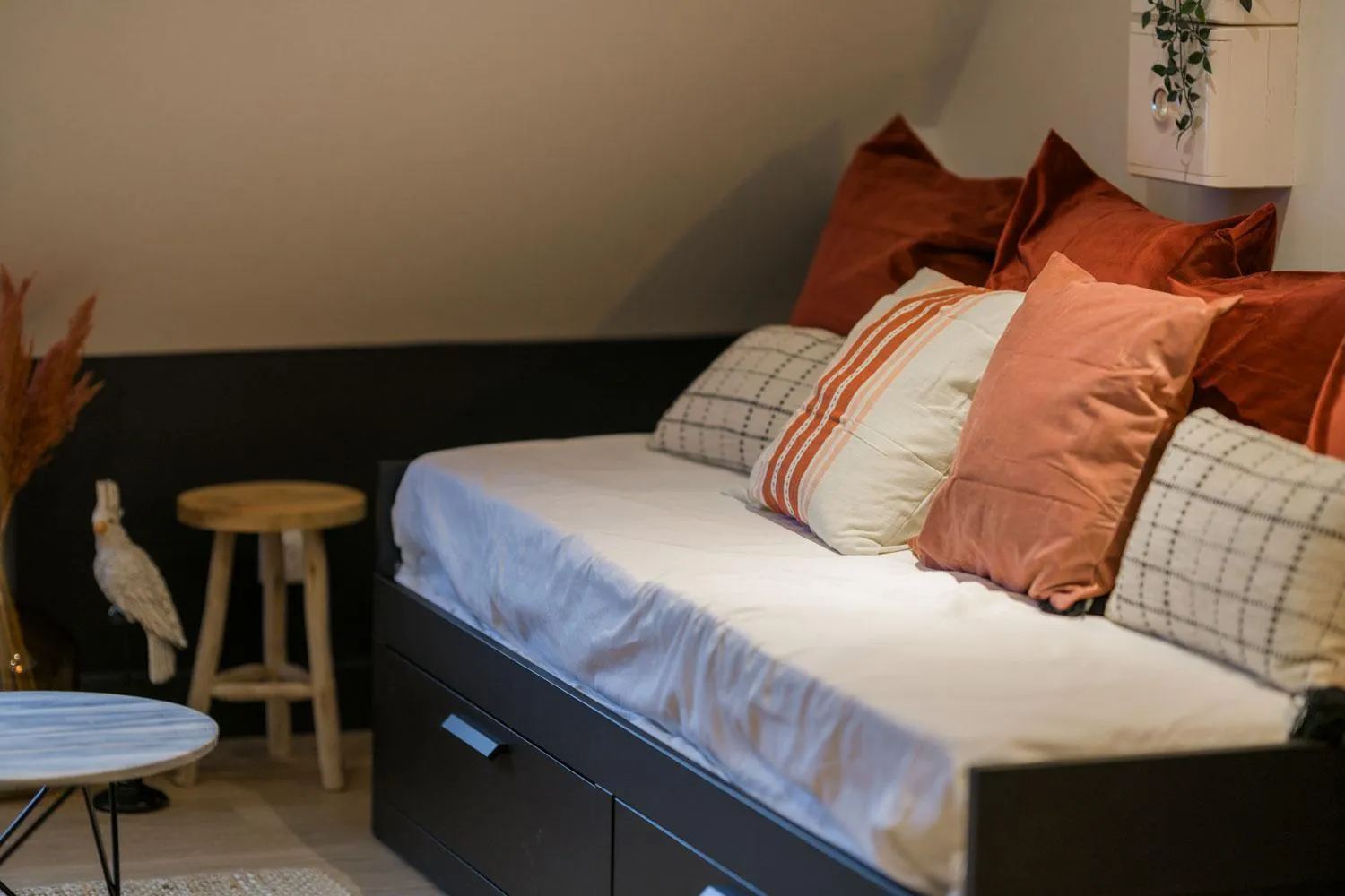 Bed in Le Logis d'Origine.