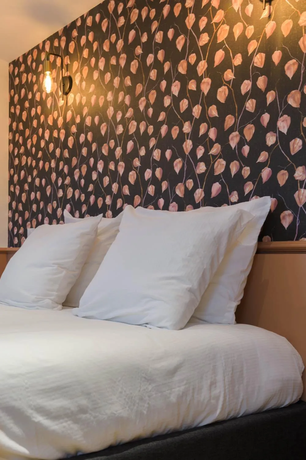 Bed in Le Logis d'Origine.