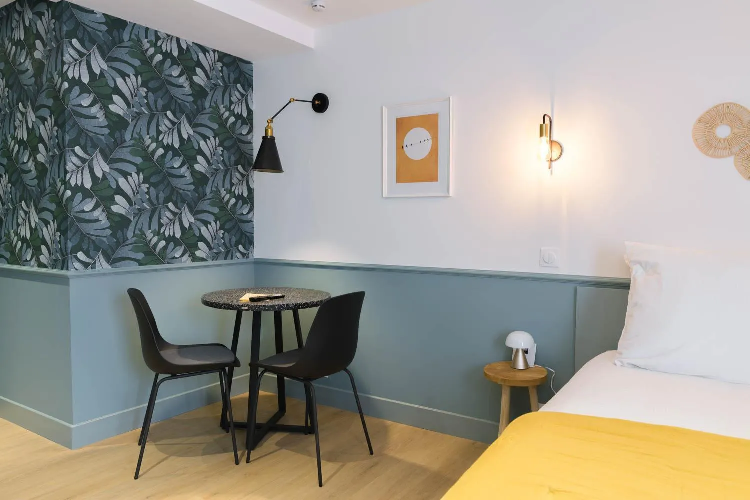 Bed in Le Logis d'Origine.