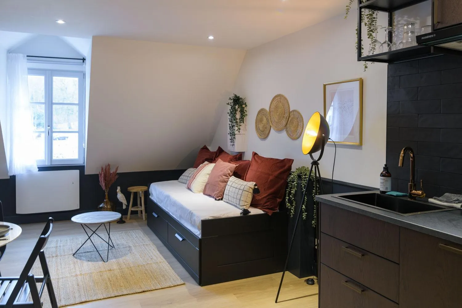 Bed in Le Logis d'Origine.