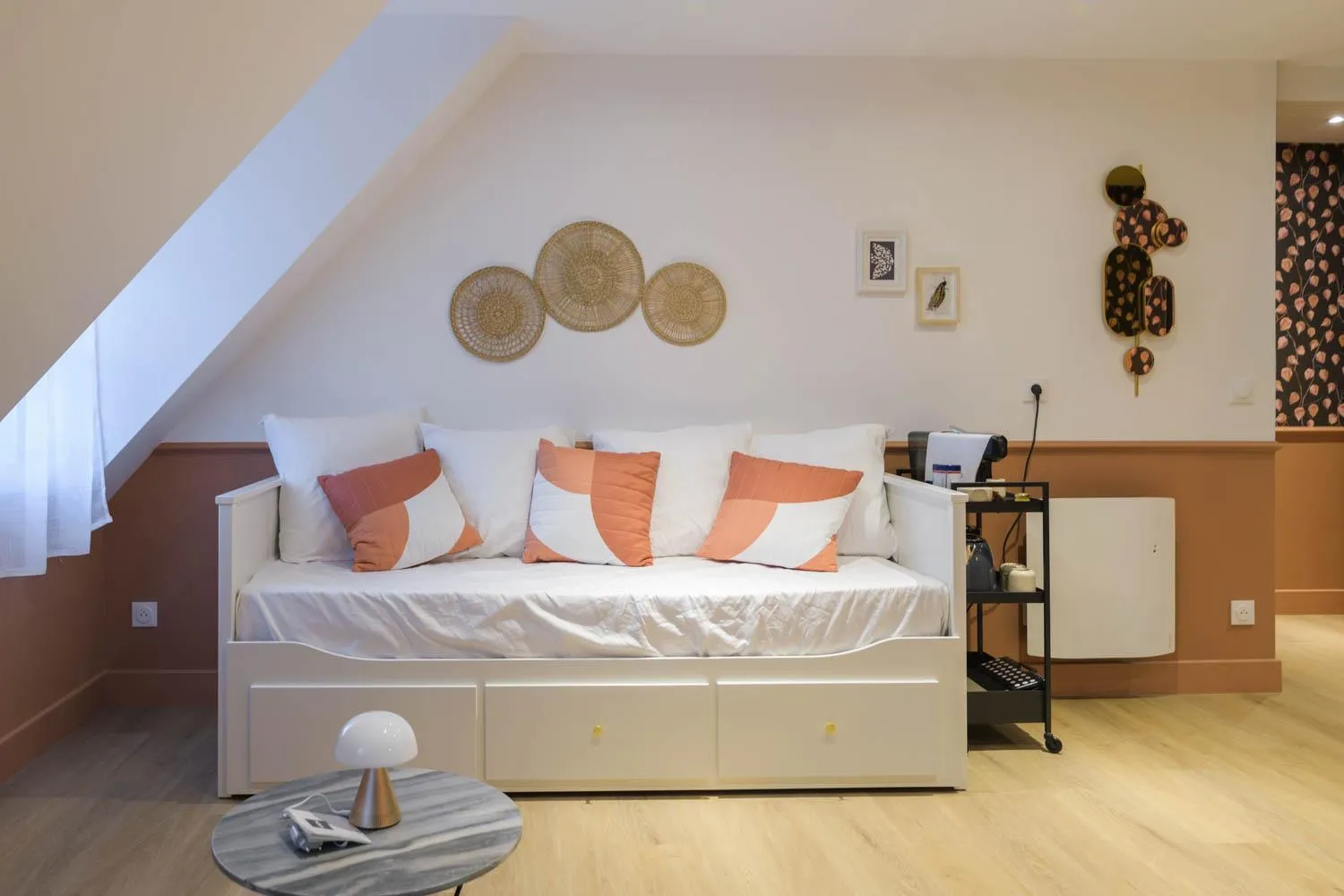 Bed in Le Logis d'Origine.