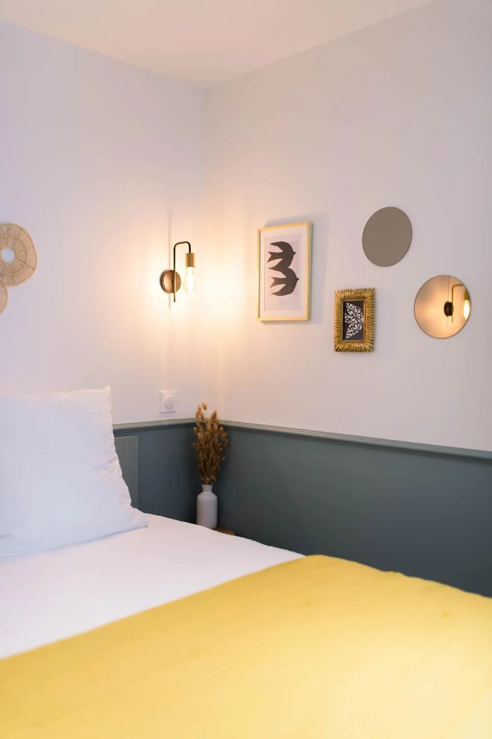 Bed in Le Logis d'Origine.