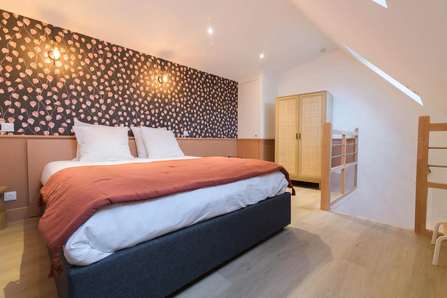 Bed in Le Logis d'Origine.