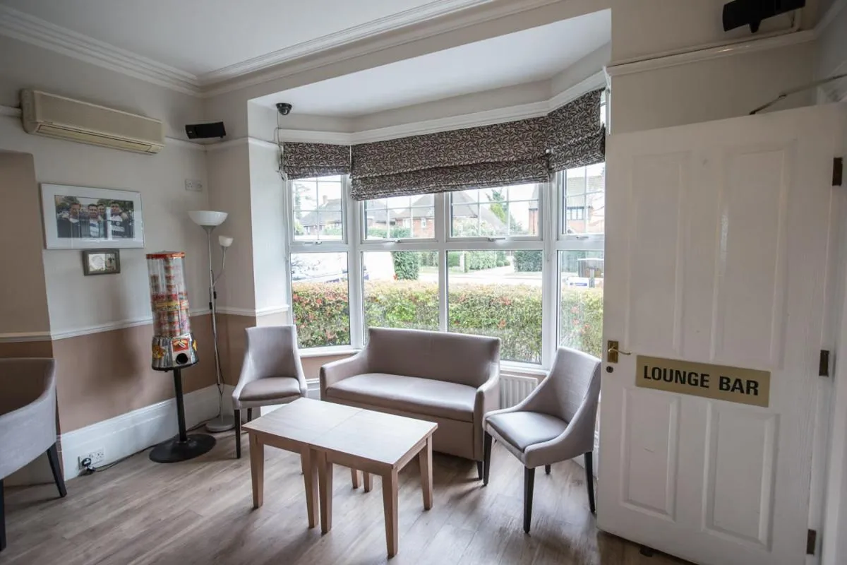 Seating area in Corner House Hotel Gatwick with bookable Holiday parking