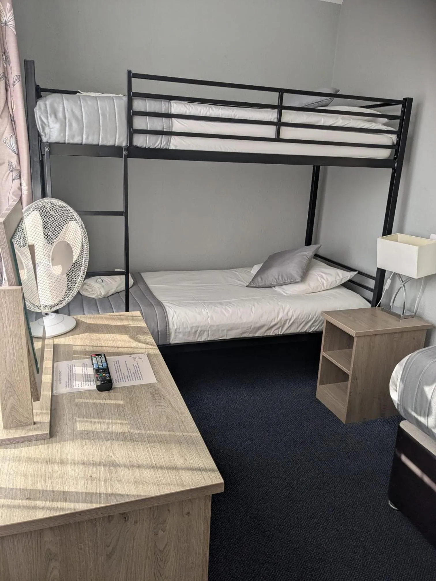 Bed in Corner House Hotel Gatwick with bookable Holiday parking
