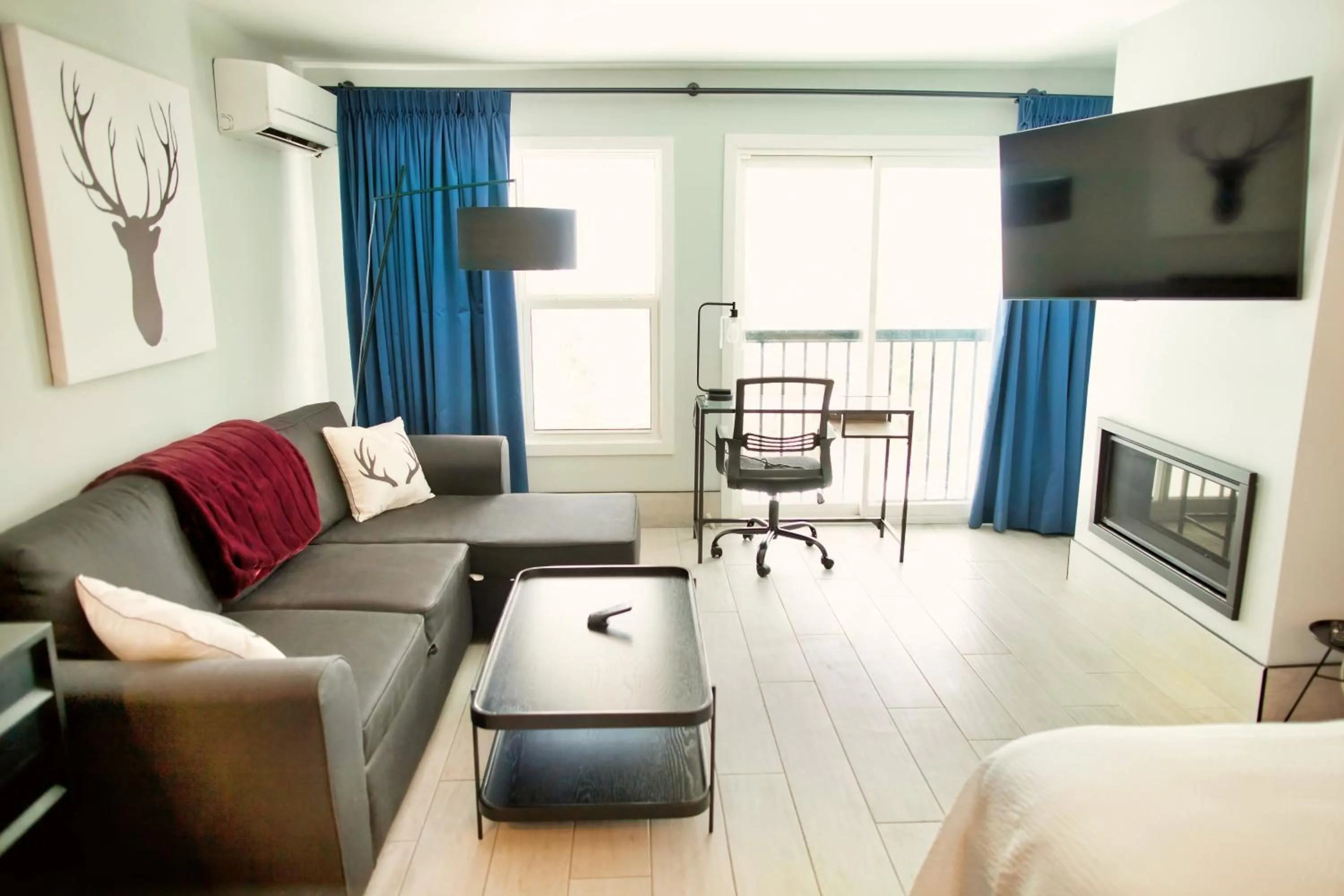 Bed in Terrace Suites