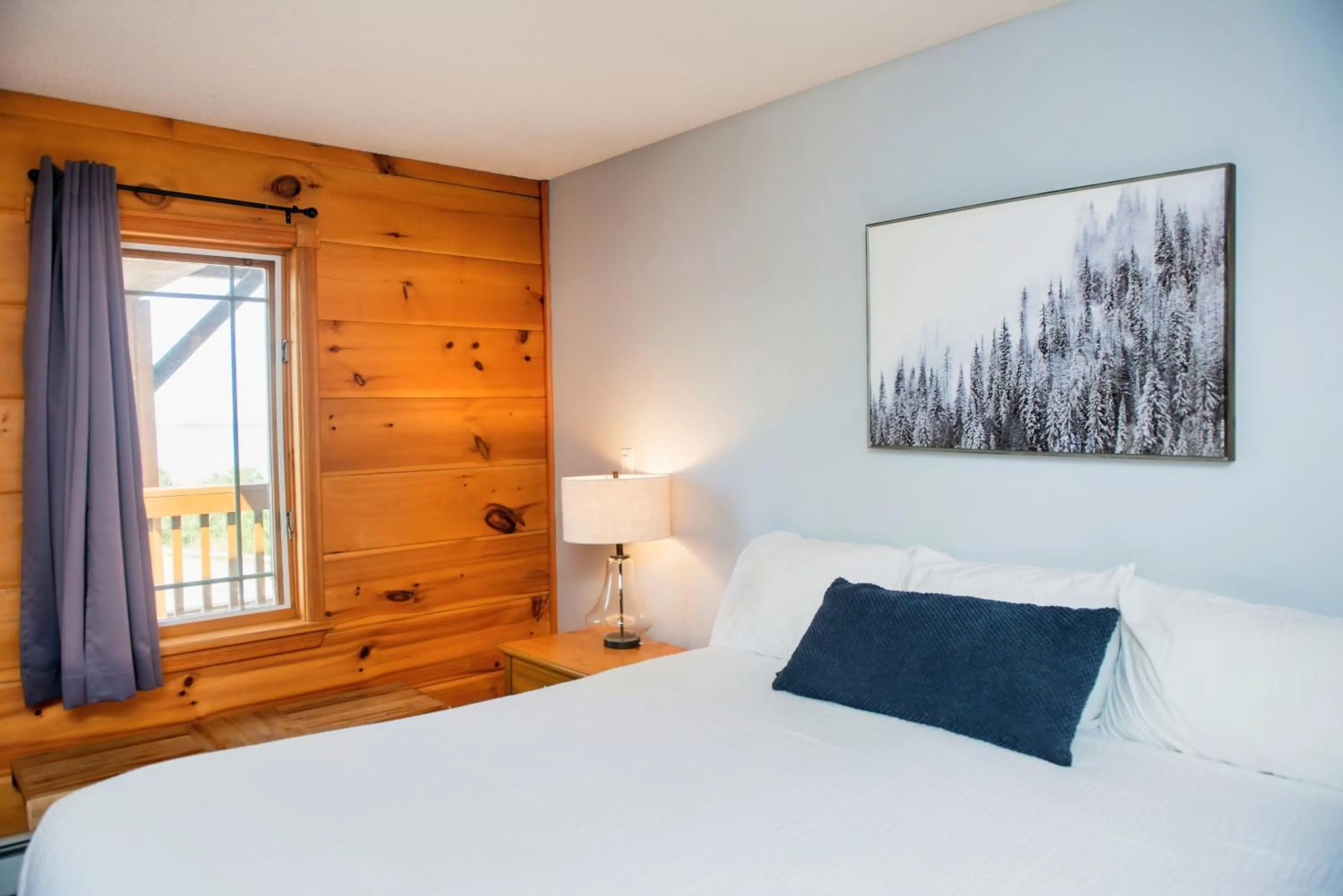 Bed in Terrace Suites