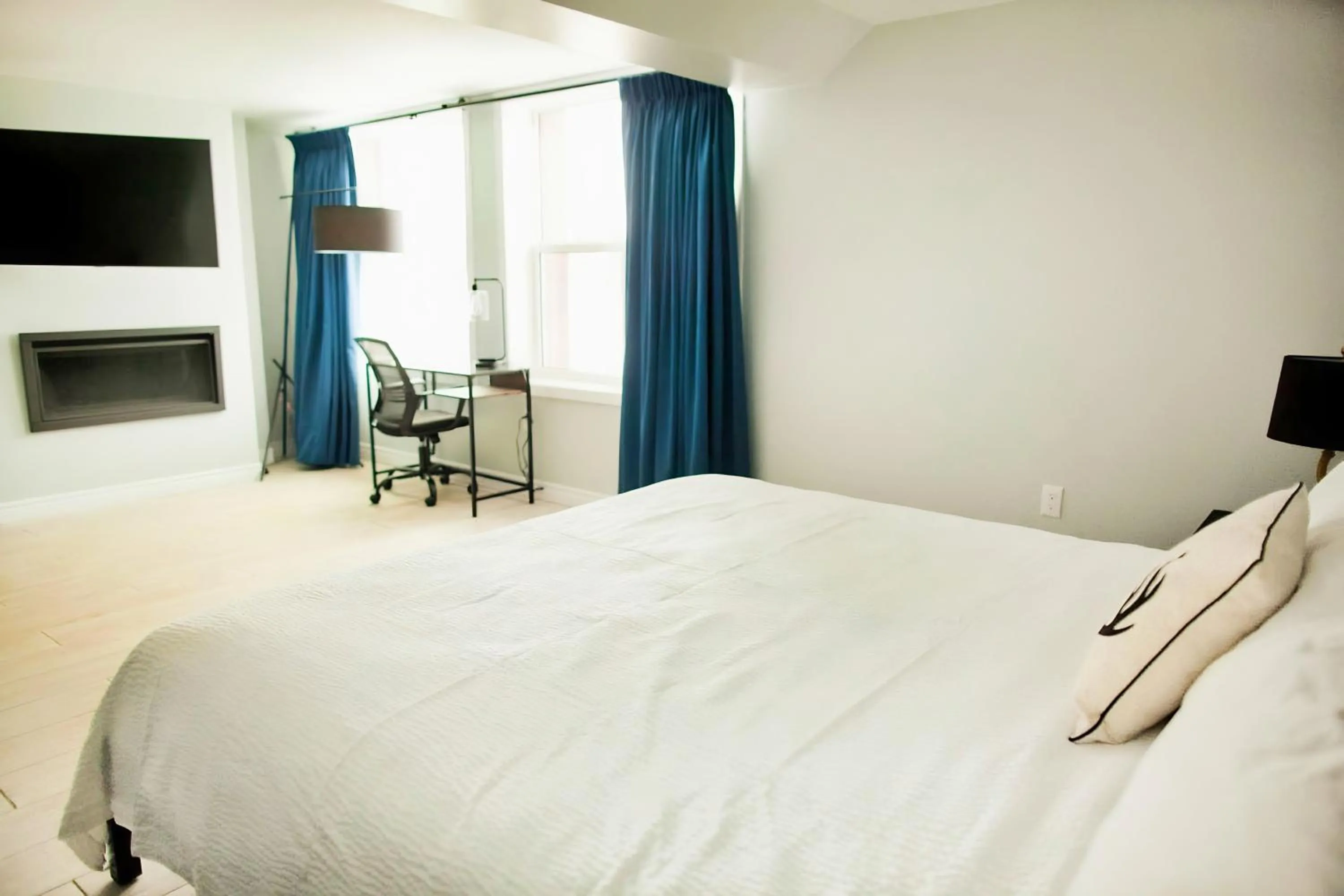 Bed in Terrace Suites